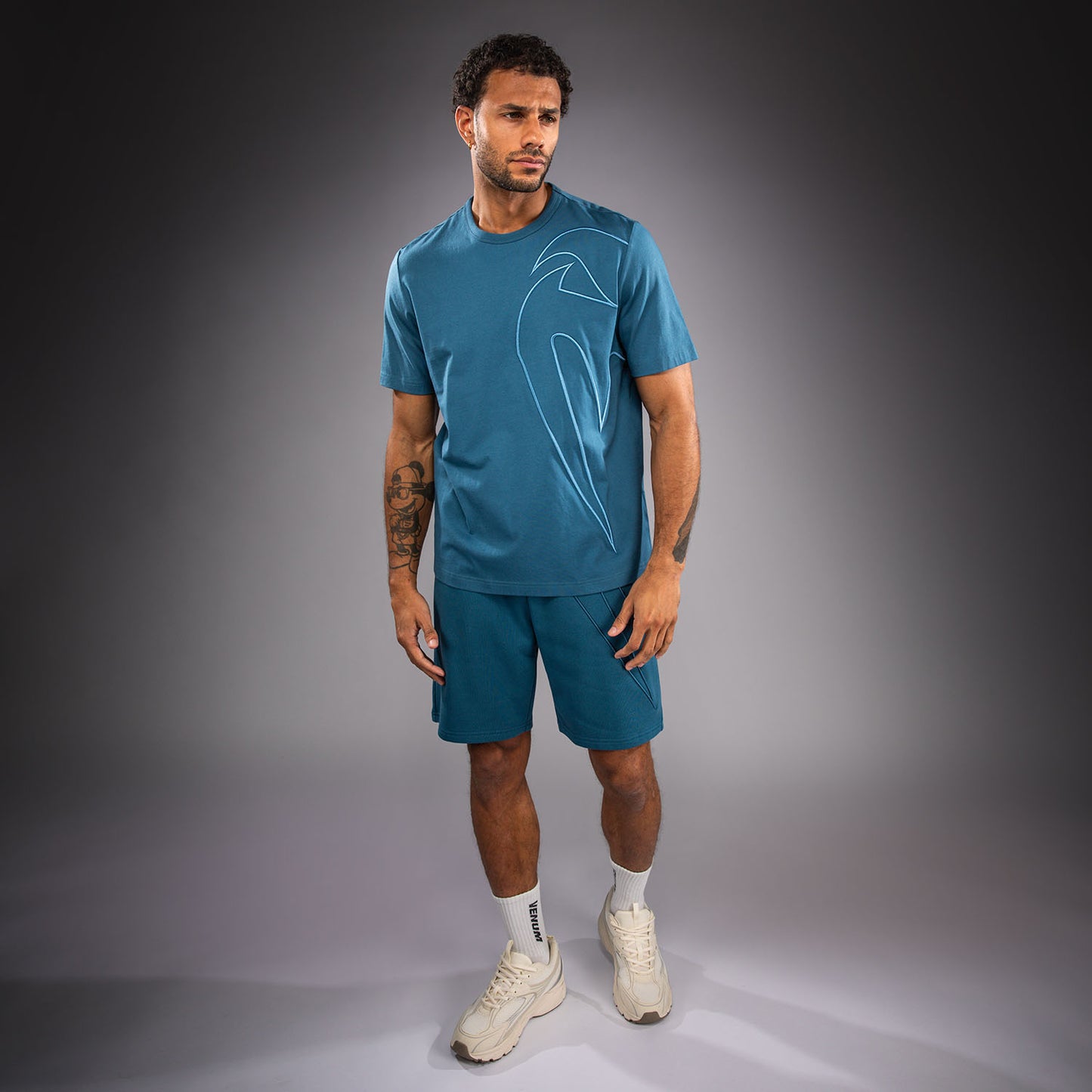 Venum Giant 3D コットンTシャツ - オーシャンブルー
