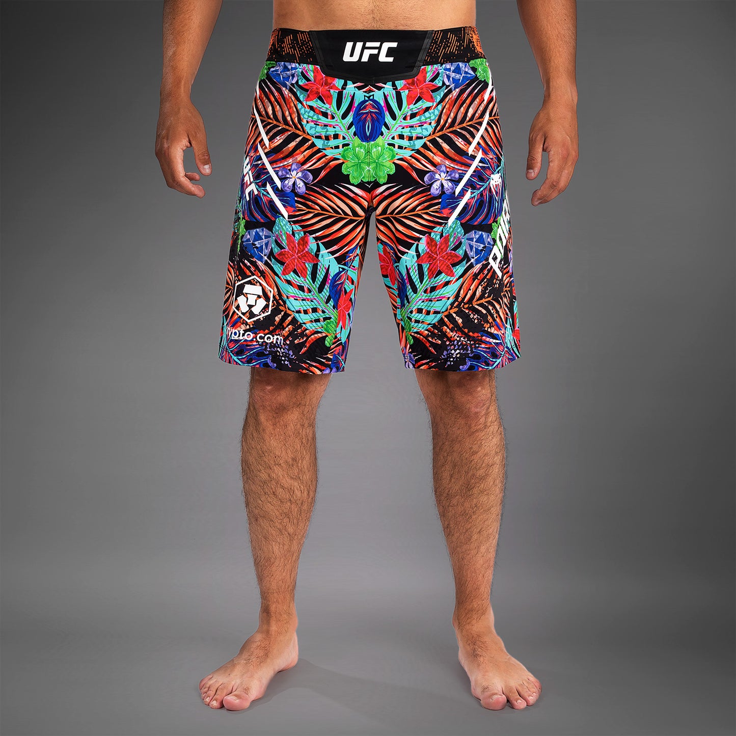 UFC Unrivaled by Venum Dustin Poirier 男性 ロングフィットファイトショーツ - ブルー