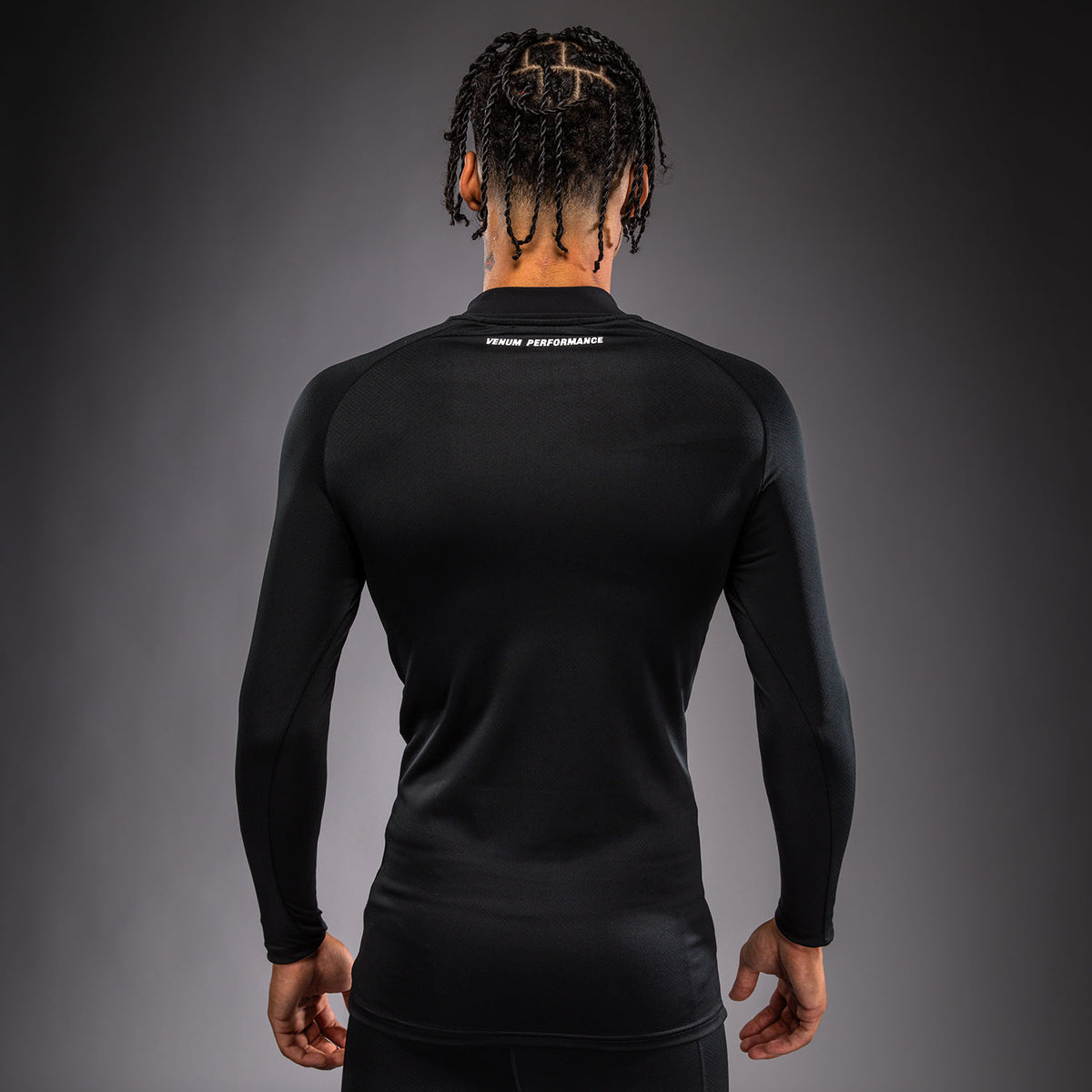 Venum MX Basics 長袖Tシャツ - ブラック/ホワイト