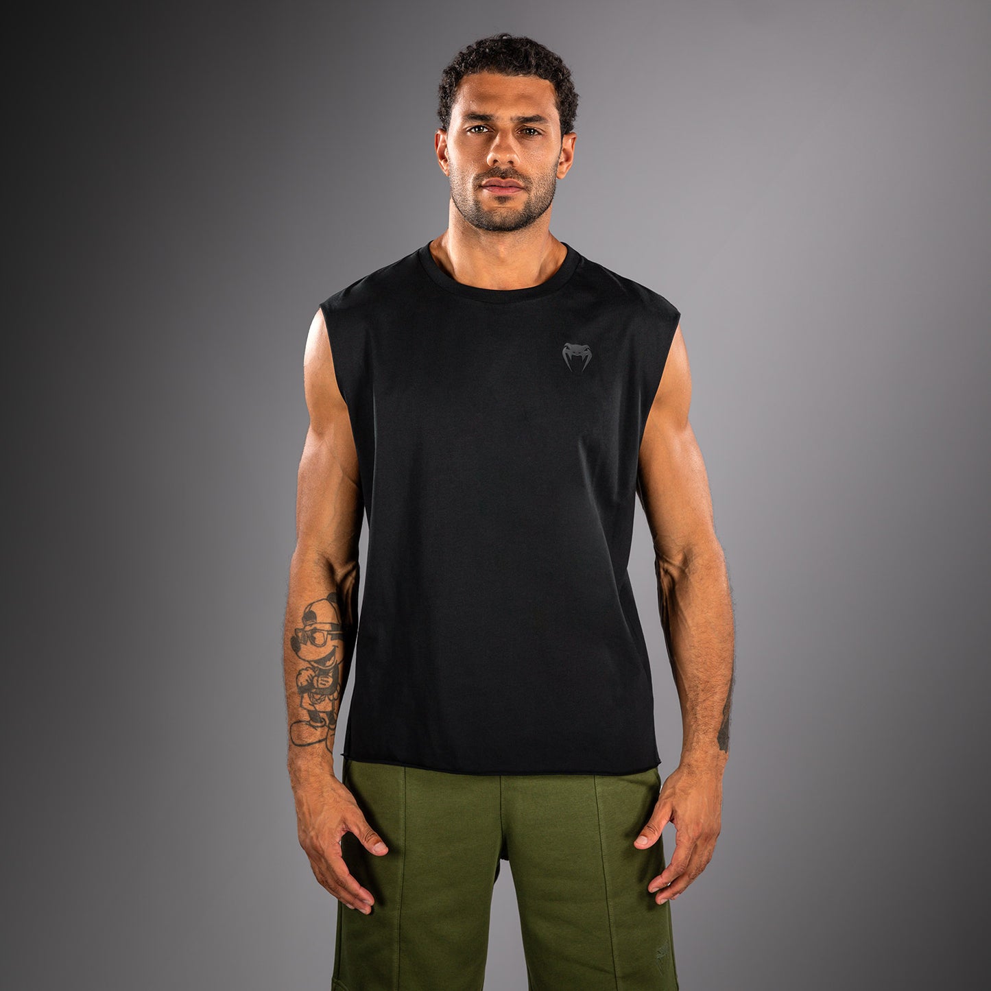 Venum Divide ノースリーブTシャツ - ブラック