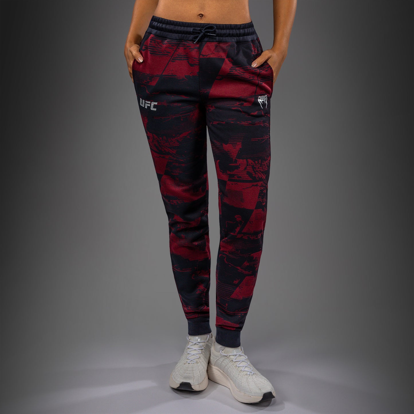 UFC Zenith by Venum Authentic Fight Week パンツ レディース - ネイビーブルー/バーガンディ/シルバー