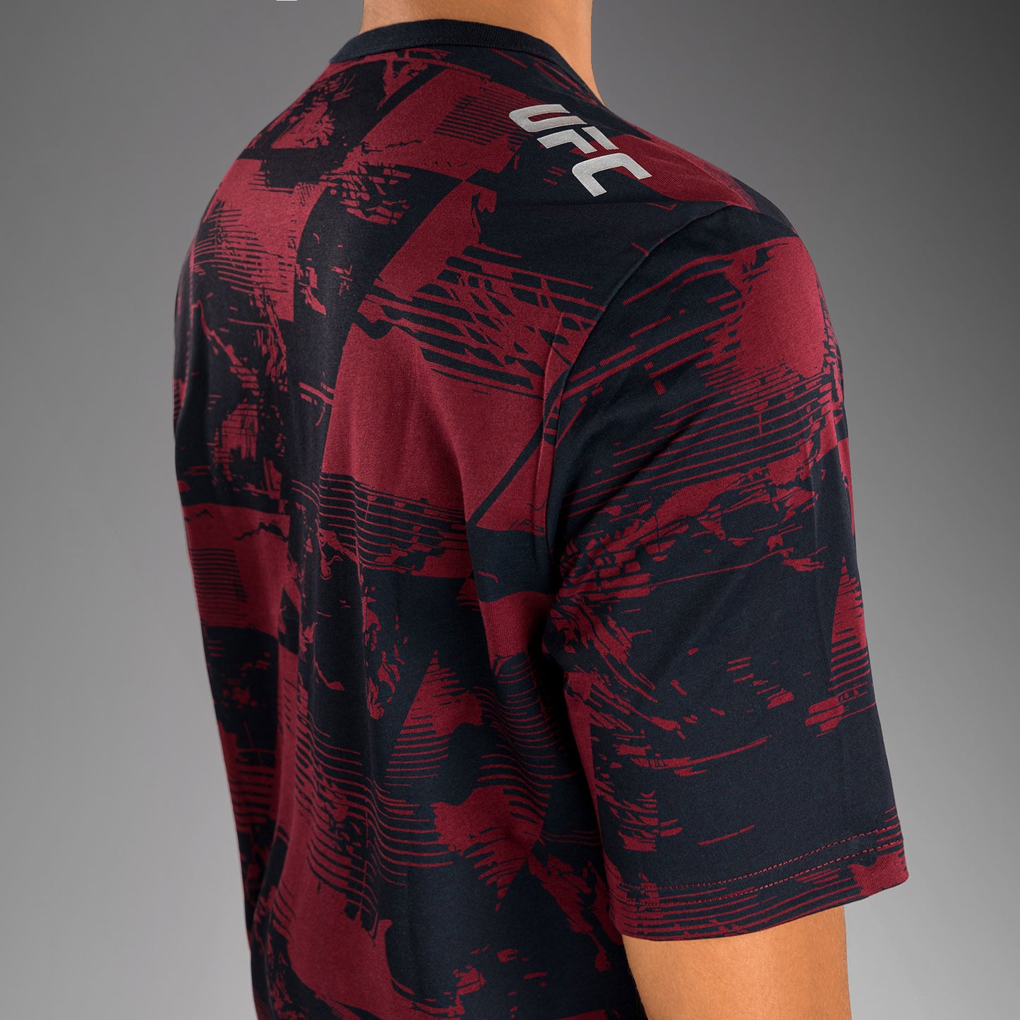 UFC Zenith by Venum Authentic Fight Week 半袖Tシャツ レディース - ネイビーブルー/バーガンディ/シルバー