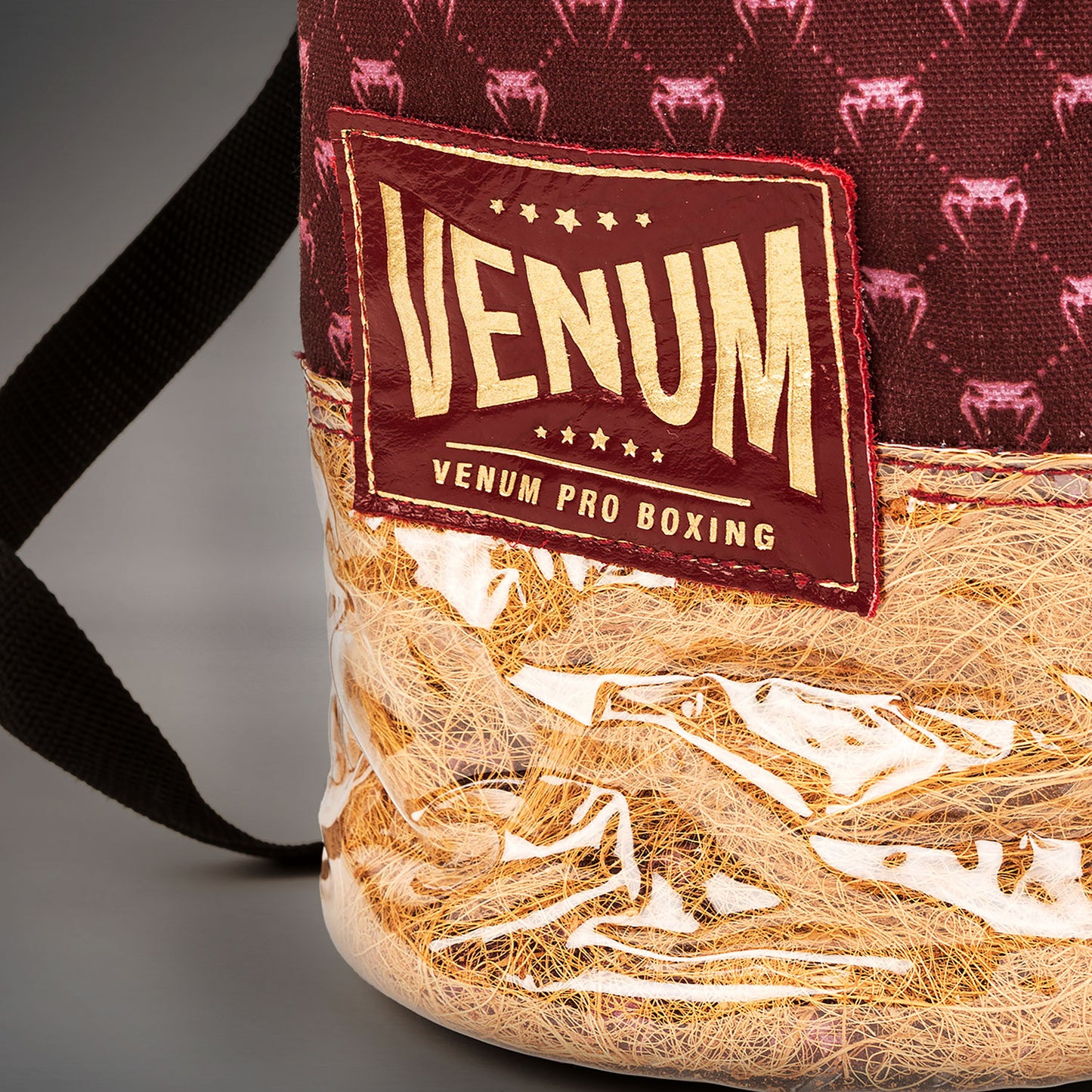 Venum Cocoモノグラムプロボクシンググローブ - ガーネットレッド