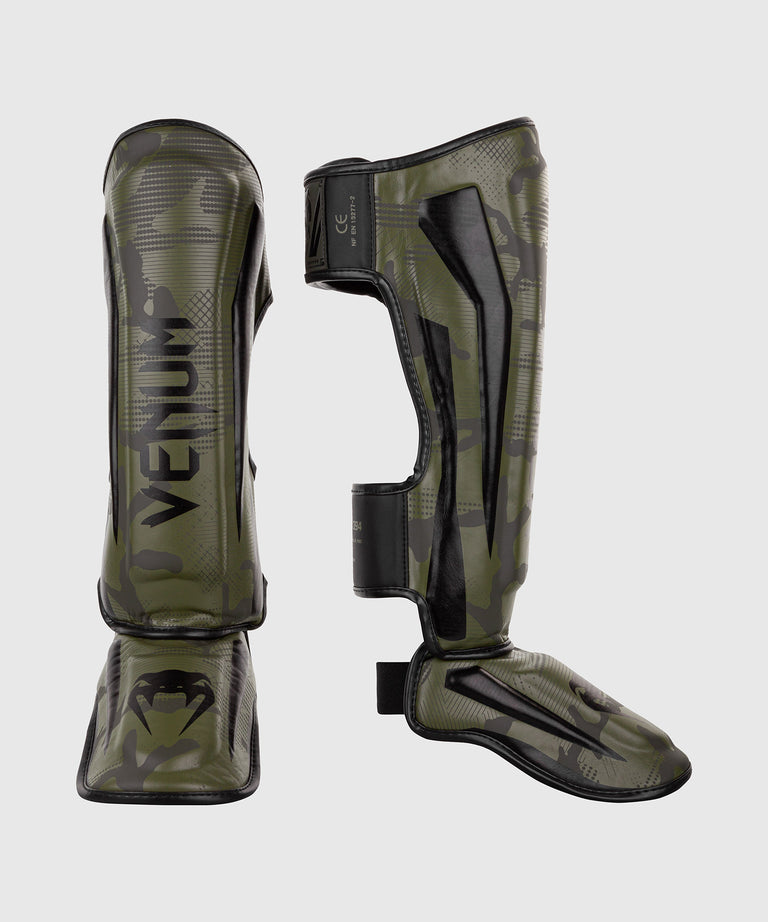 Venum Elite Standup Shin guards - Gold/Black - Venum