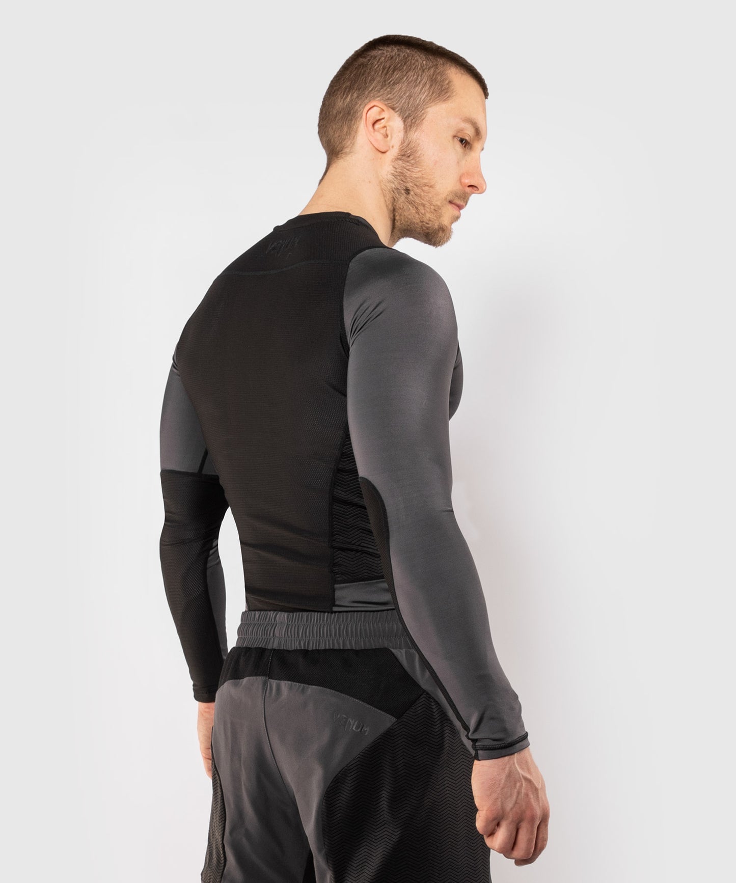 Venum G-Fit ラッシュガード - 長袖 - グレー/ブラック