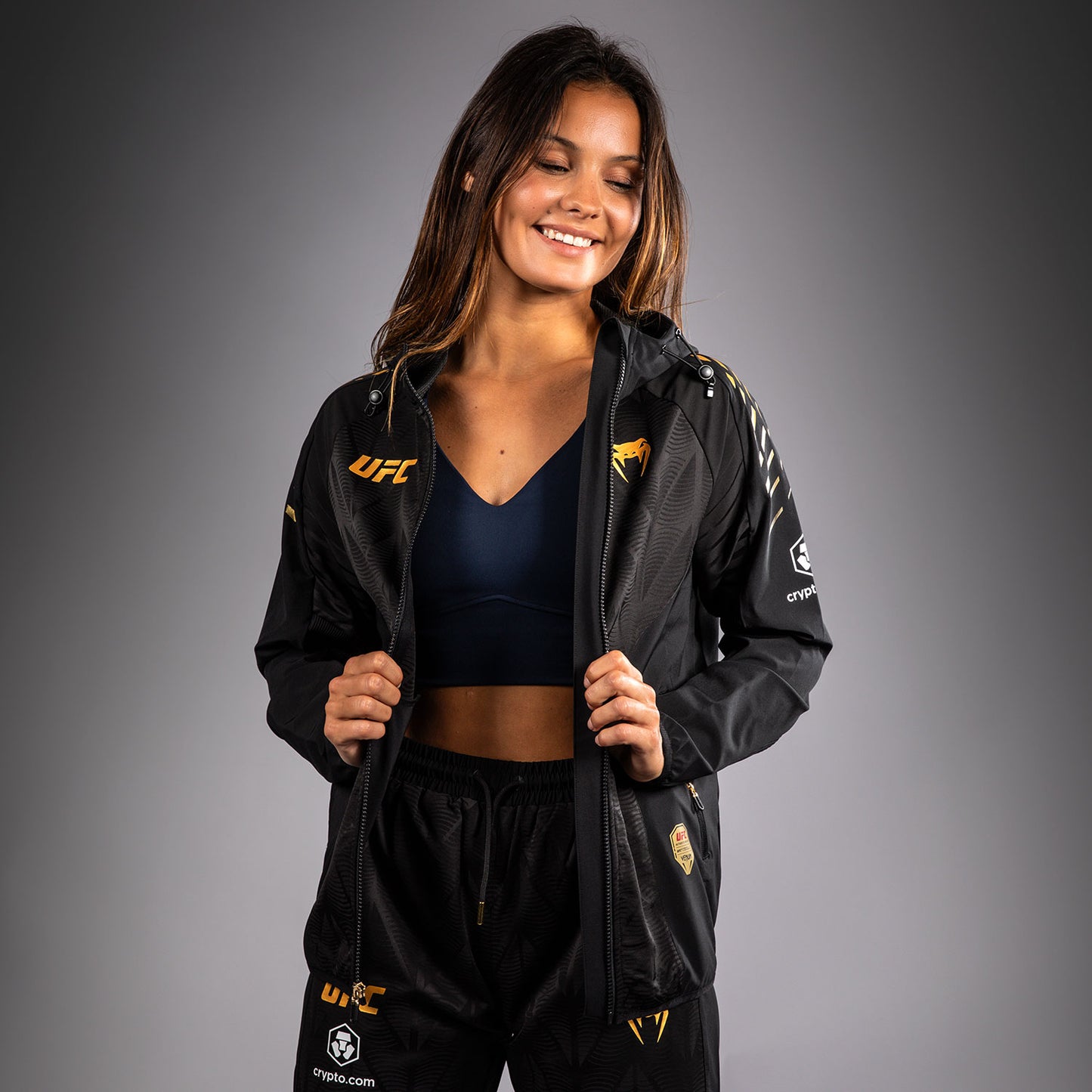 UFC Zenith by Venum Authentic Fight Night ウォークアウトパーカー レディース - チャンピオン