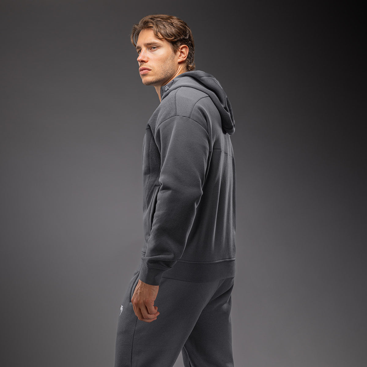 Venum Attack Fleece & Weave トラックジャケット - グレー