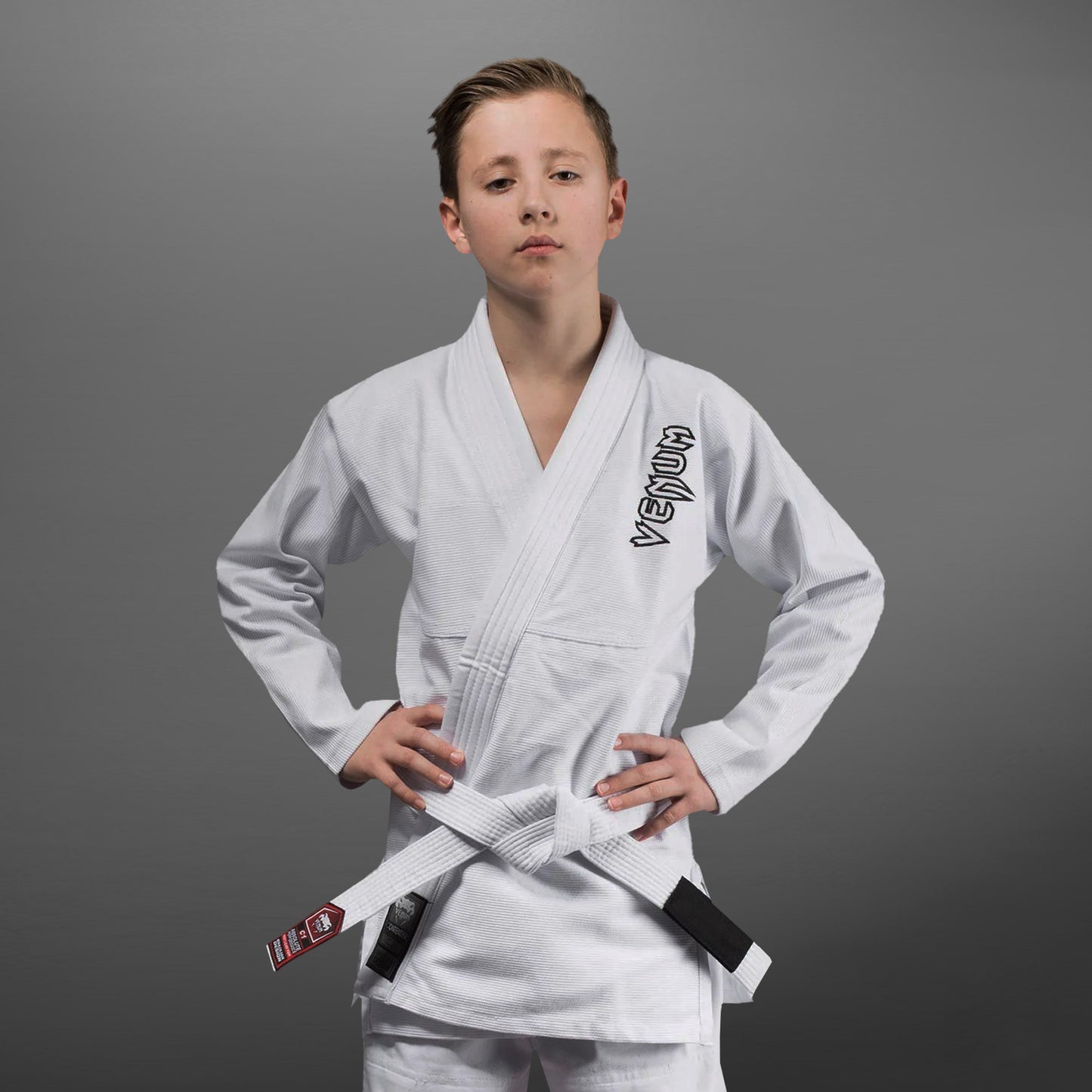 Venum Contender キッズ BJJ 着（無料のホワイトカラーベルト付き）- ブラン