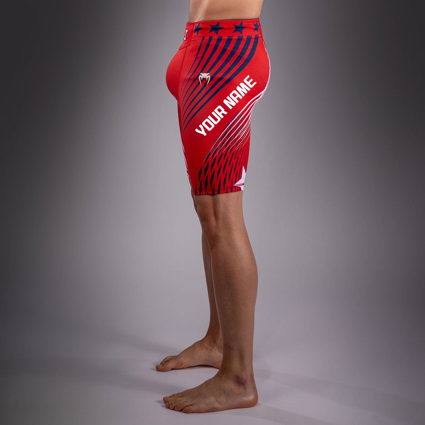 UFC Freedom 250 by Venum メンズ Custom Authentic Fight Night ヴァーリトゥード ショーツ - レッド