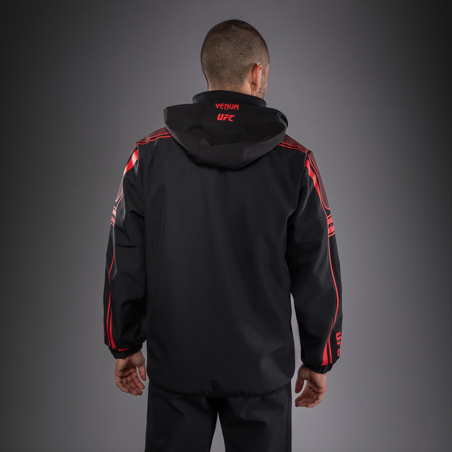 Venum UFC Unity by Venum Authentic Fight Week メンズ ジップフーディー - ブラック