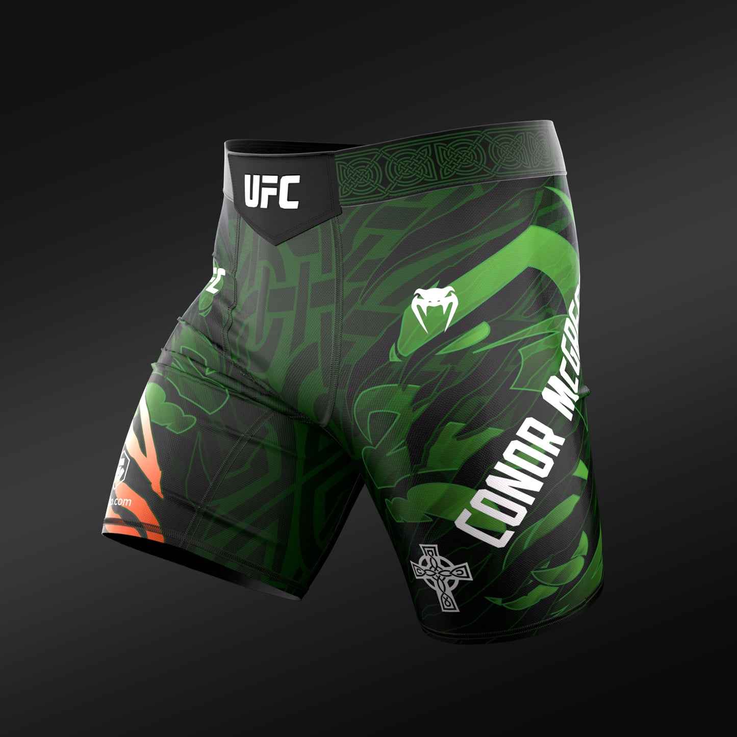 UFC Unrivaled by VENUM コナー・マクレガー メンズ ヴァレ・トゥード ショーツ - グリーン