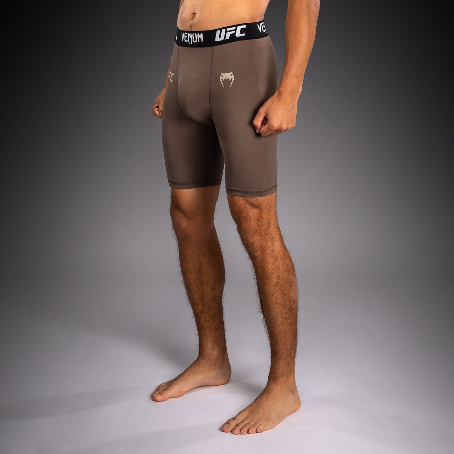 Venum UFC Unity by Venum Authentic Fight Week メンズ テクニカル コンプレッションショーツ - ブラウン