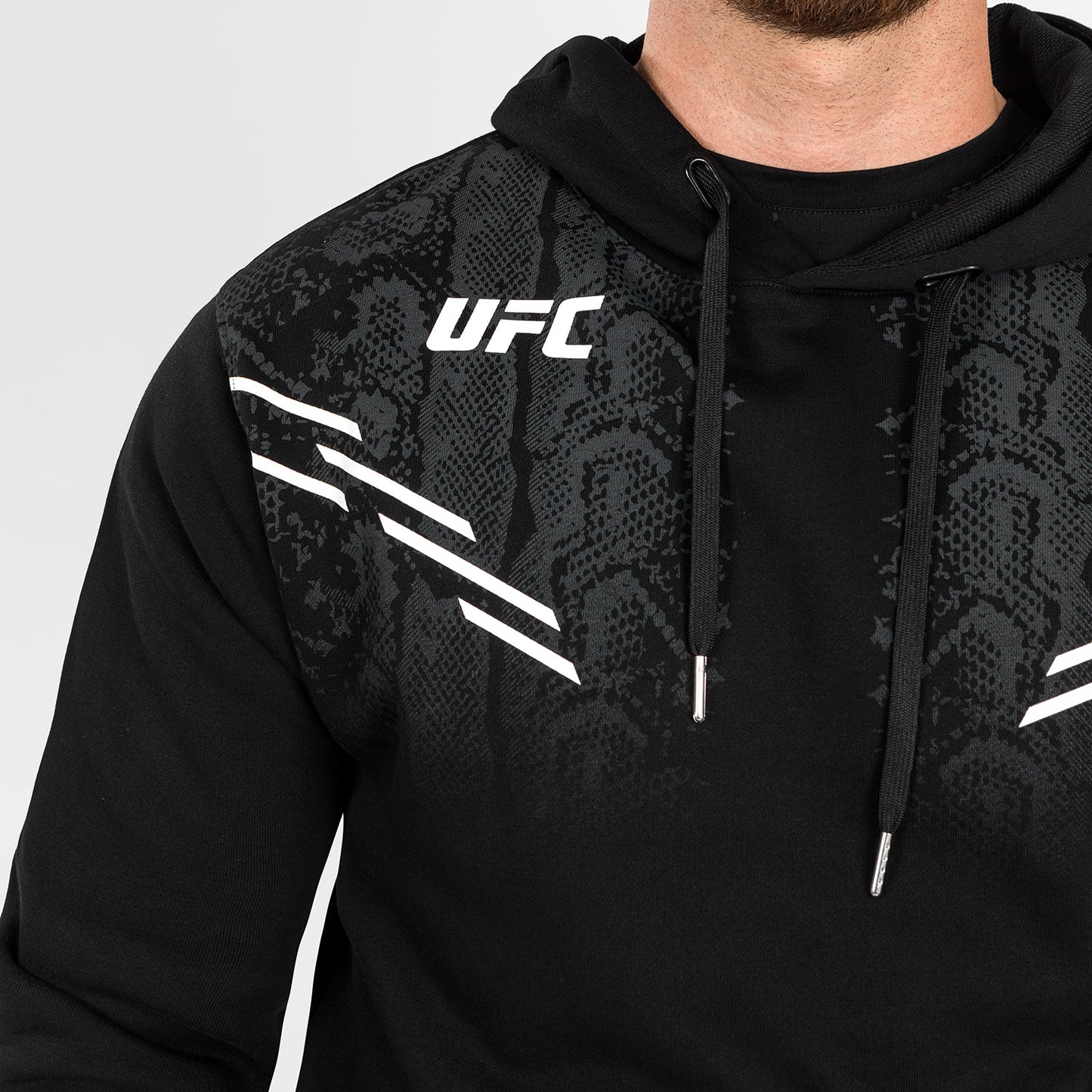 UFC Adrenaline by Venum Replica メンズ・プルオーバー・パーカー - ブラック