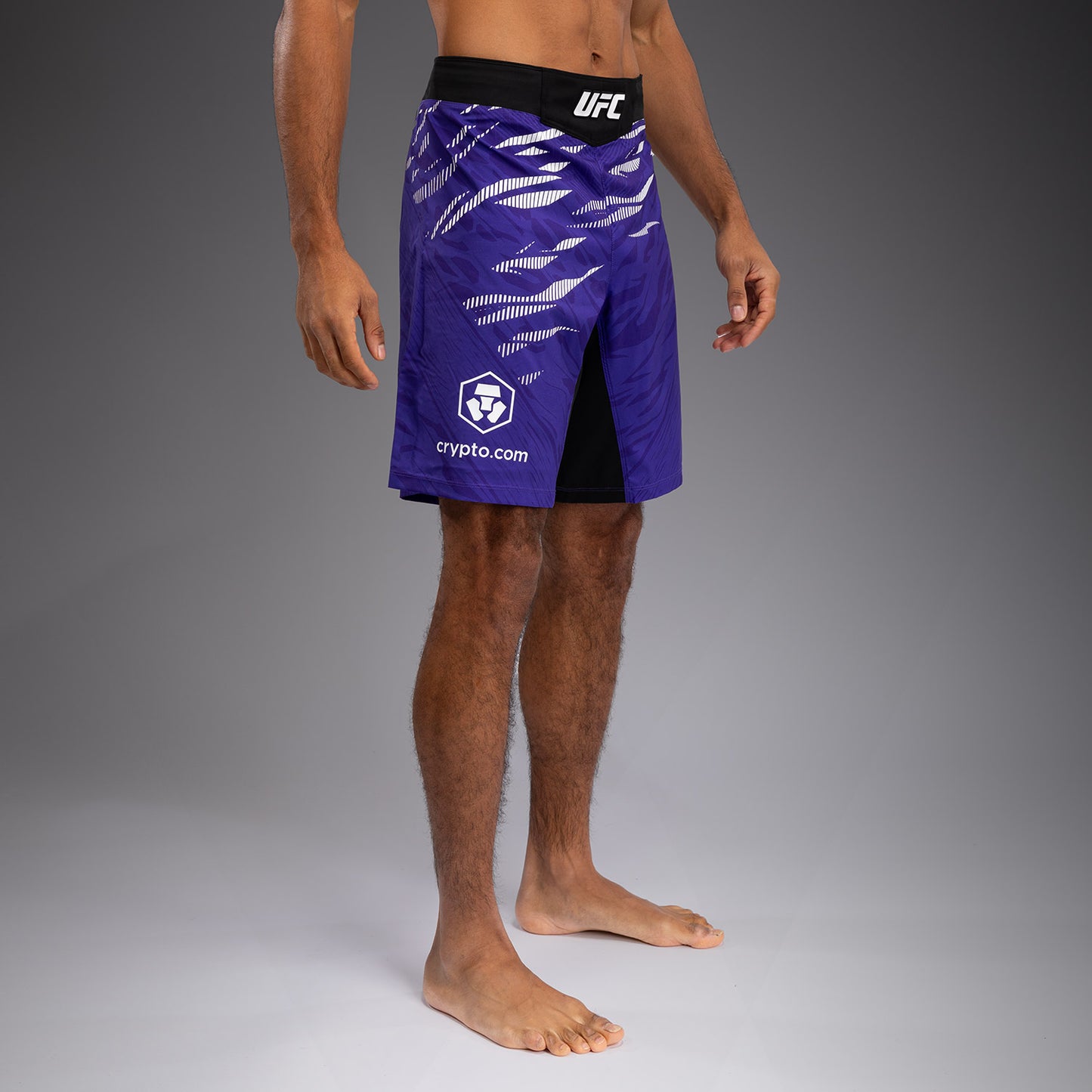 UFC Fusion by Venum Authentic Fight Night レスリングショーツ（男性用、フィットラルゴ） - パープル