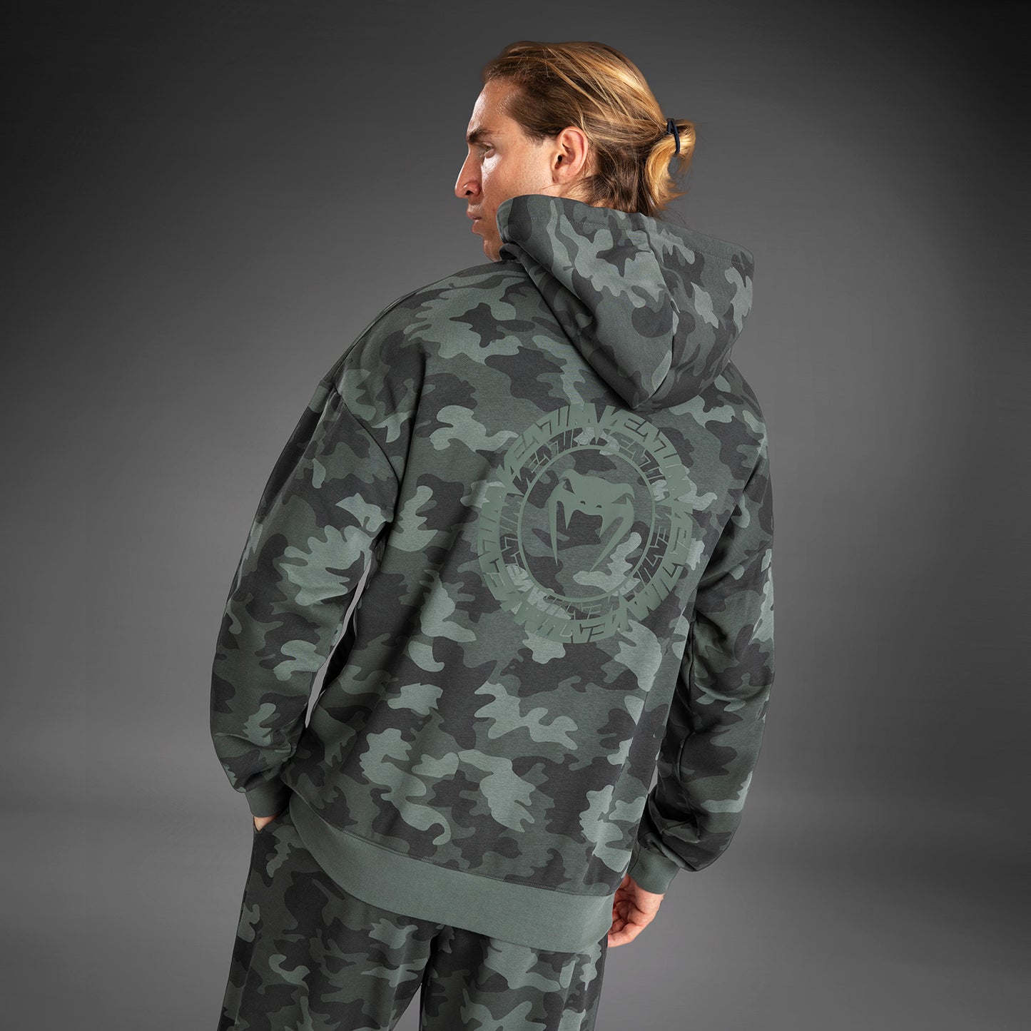 Venum Vortex XL Men's Hoodie - カーキカモ