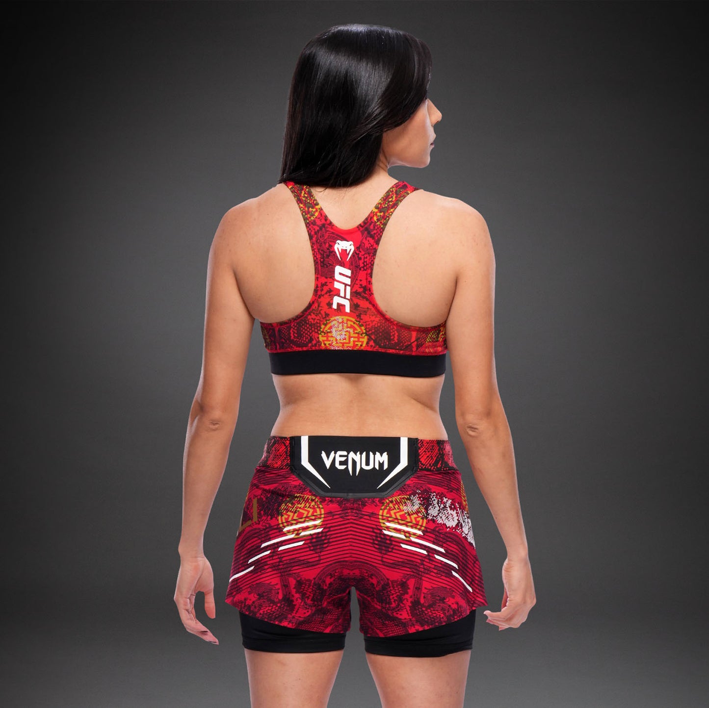 UFC Unrivaled by Venum Zhang Weili レディーススポーツブラ - レッド