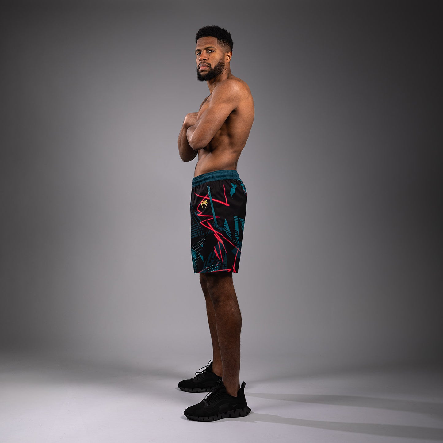 UFC Fusion By Venum Miami Edition Fight Week メンズ パフォーマンスショーツ - ブラック