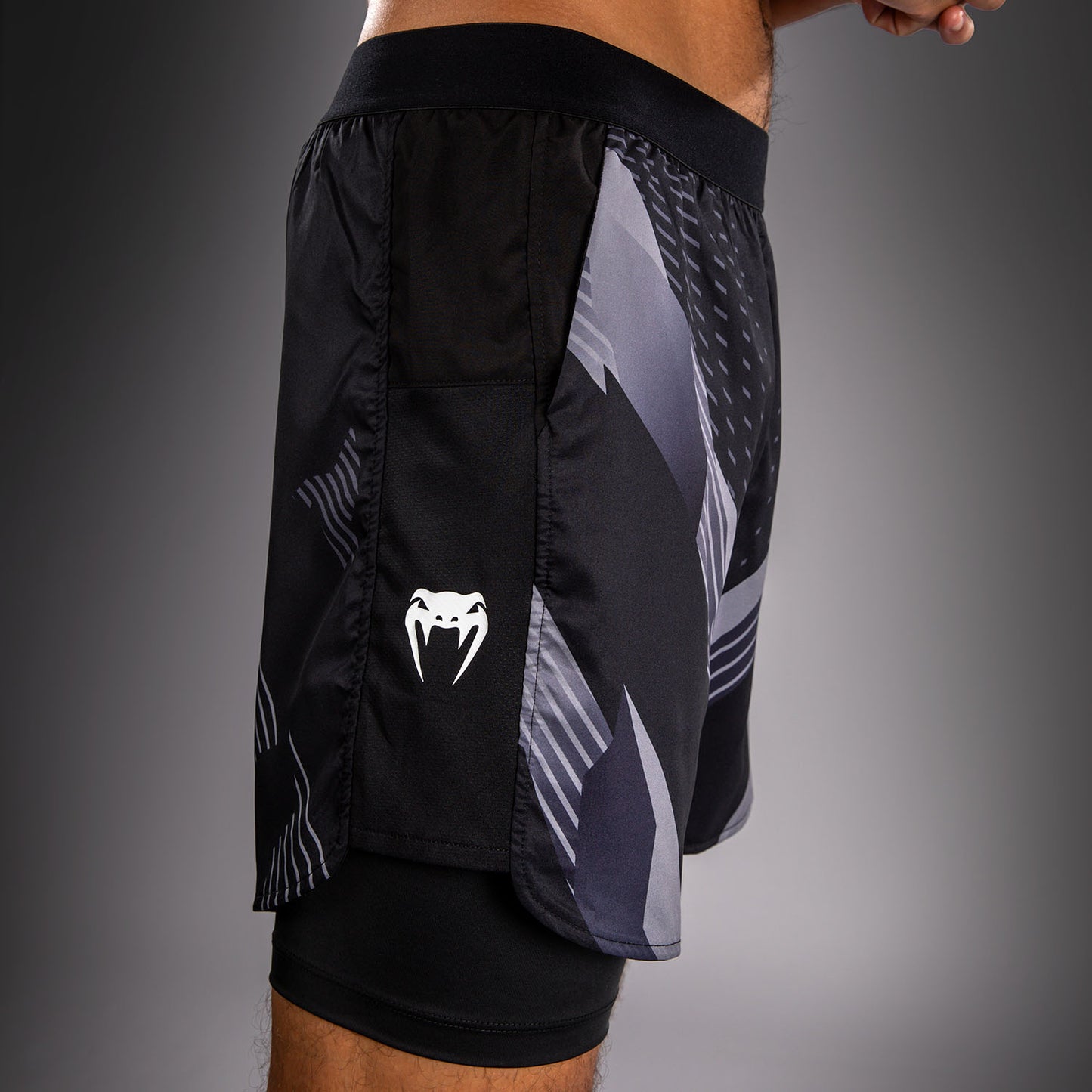 Venum No-Gi 6.0 トレーニングショーツ - ブラック/ホワイト