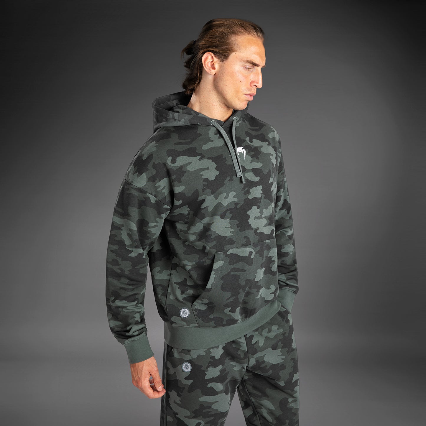 Venum Vortex XL Men's Hoodie - カーキカモ
