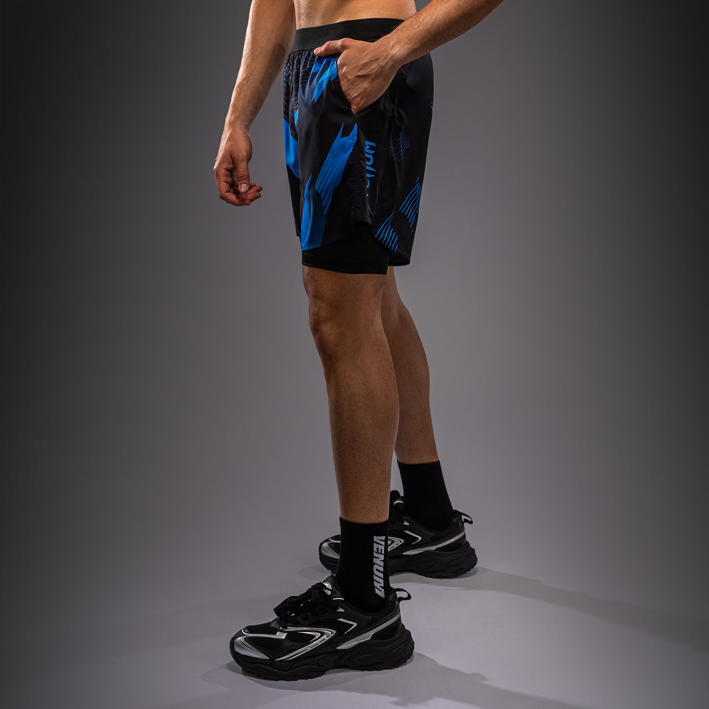 Venum No-Gi 6.0 トレーニングショーツ - ブラック/ブルー