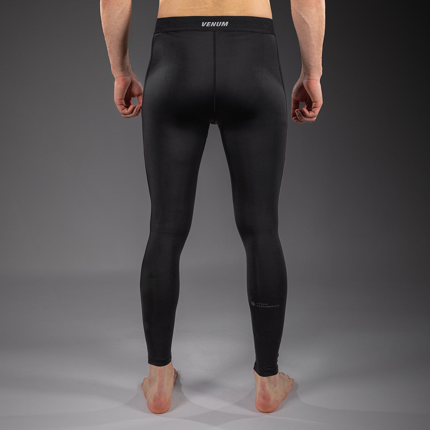 Venum G-Fit Scales スパッツ – ブラック/チャコールグレー