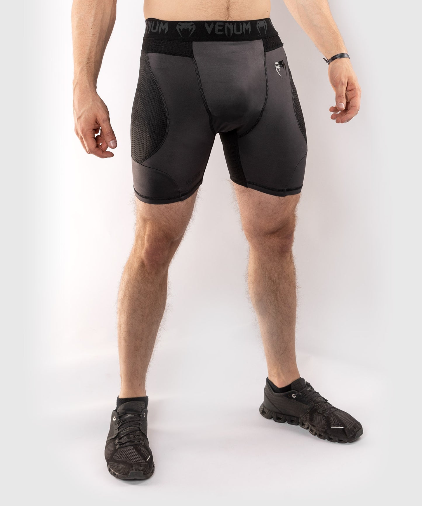 Venum G-Fit コンプレッションショーツ - グレー/ブラック