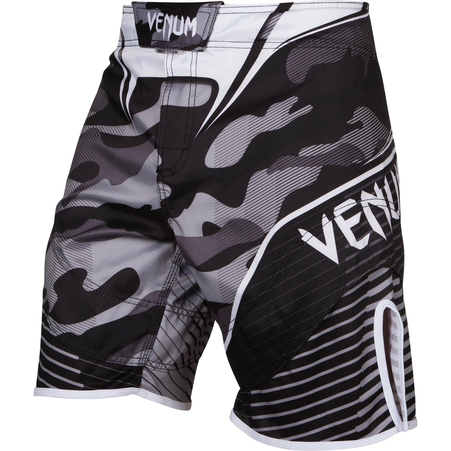 Venum Camo Hero ファイトショーツ - ホワイト/ブラック