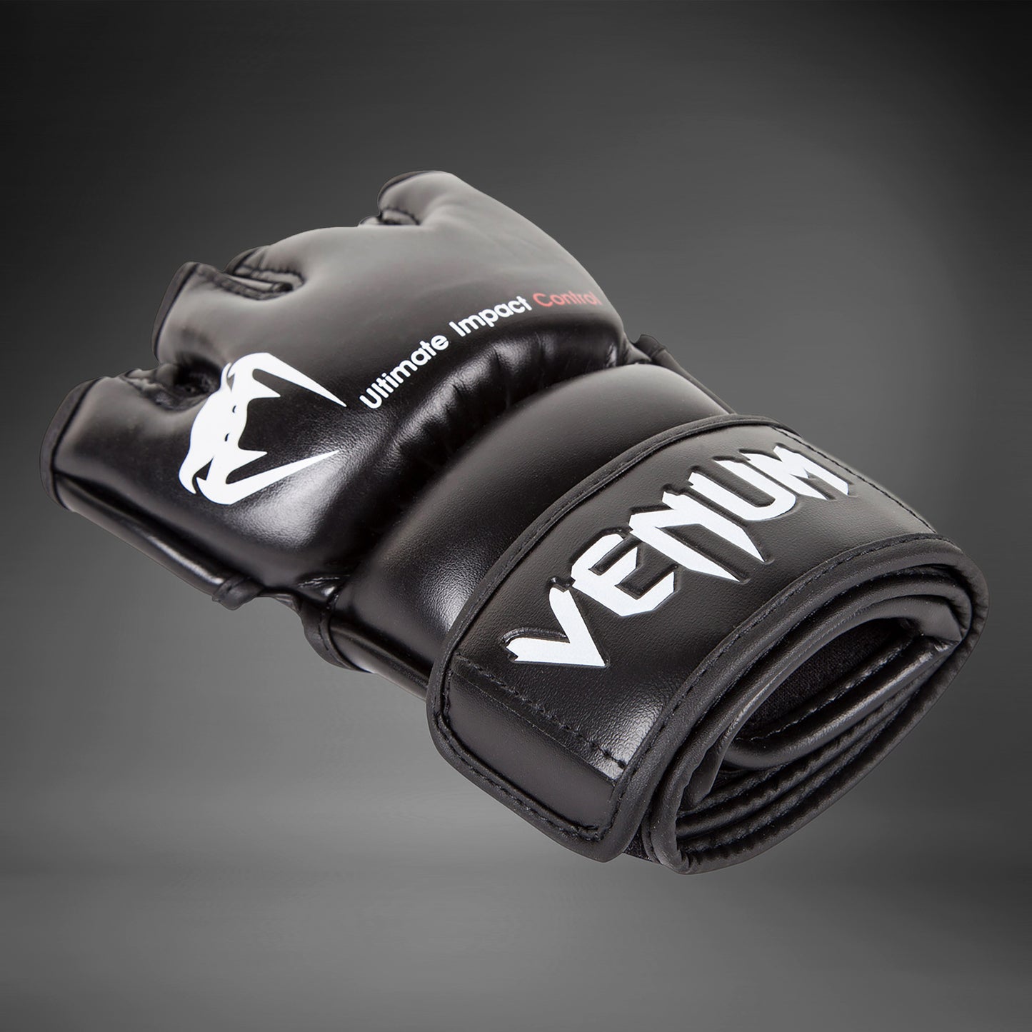 Venum Impact MMA グローブ - Skintex レザー - ブラック
