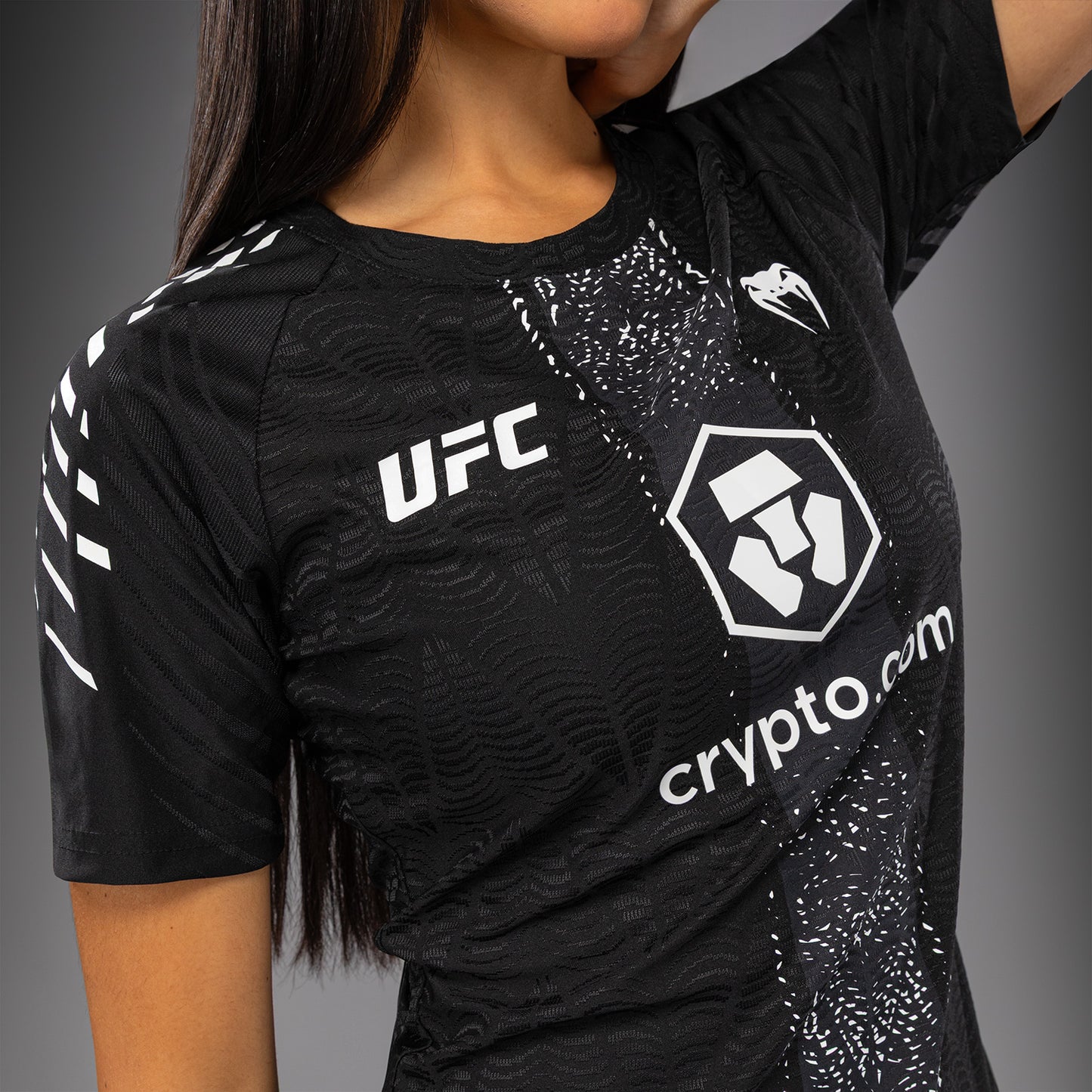 UFC Zenith by Venum Authentic Fight Night ウォークアウトジャージ オフィシャル レディース - ブラック