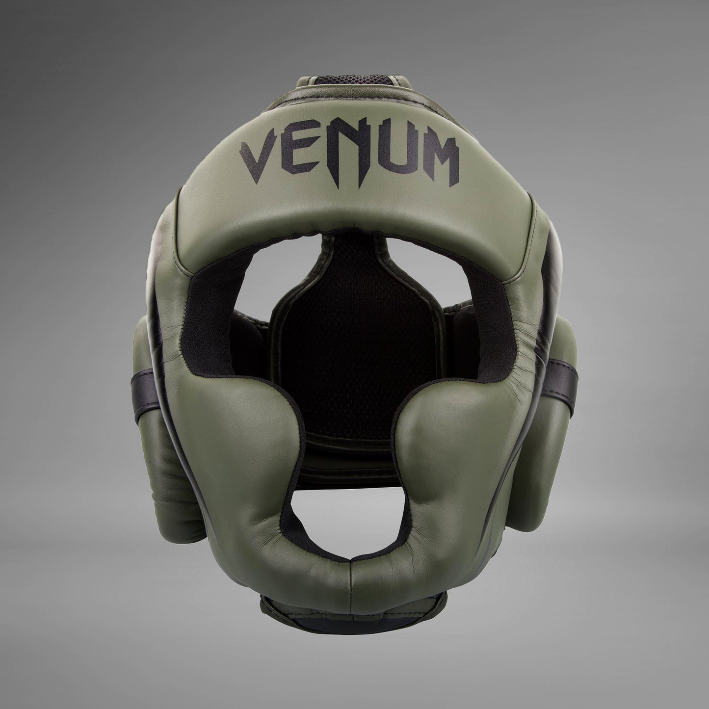 Venum Elite ヘッドギア –カキ/ブラック