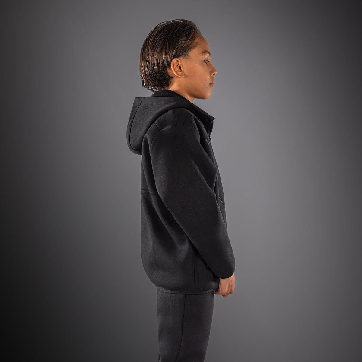 Venum Attack Fleece & Weave キッズ トラックジャケット - ブラック