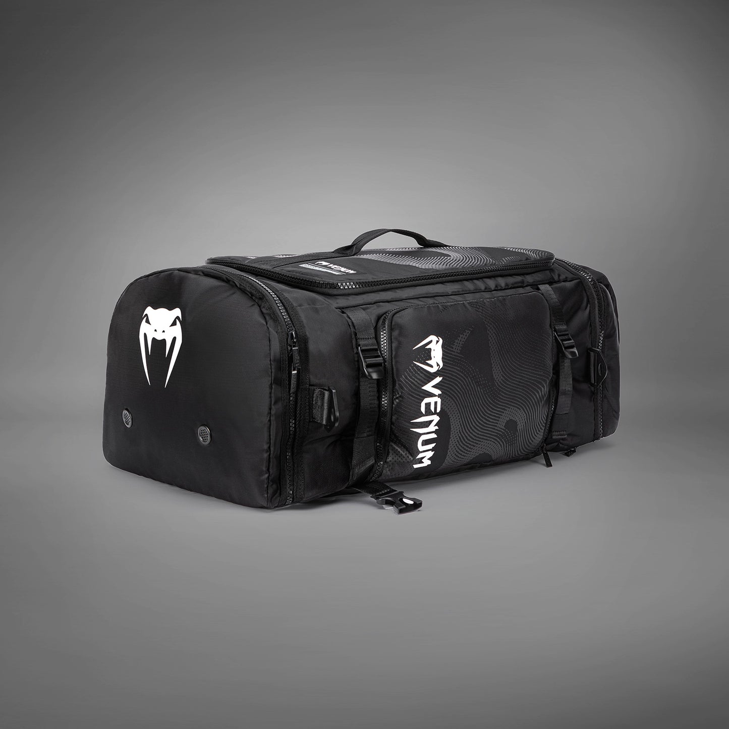 Venum Trainer ハイブリッドスポーツバッグ - ブラック