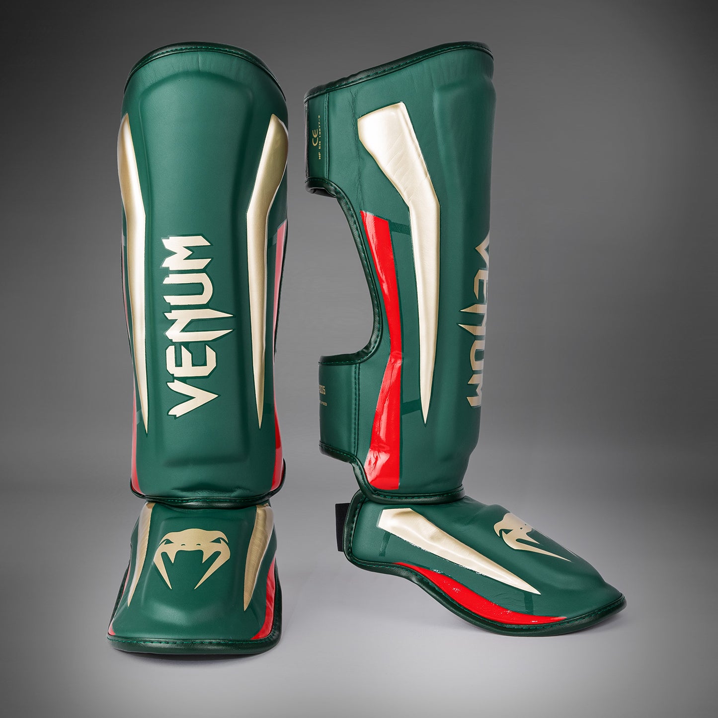 Venum Elite シンガード - グリーン - スペシャル・エディション