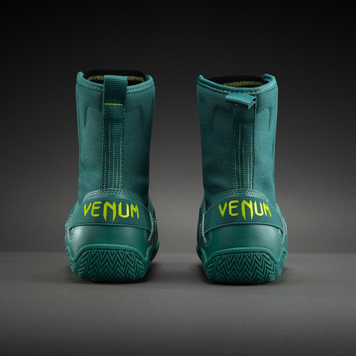 Venum Elite Neo ボクシングシューズ グリーン/ネオンイエロー