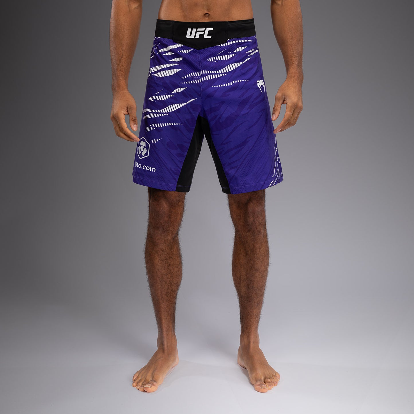 UFC Fusion by Venum Authentic Fight Night レスリングショーツ（男性用、フィットラルゴ） - パープル