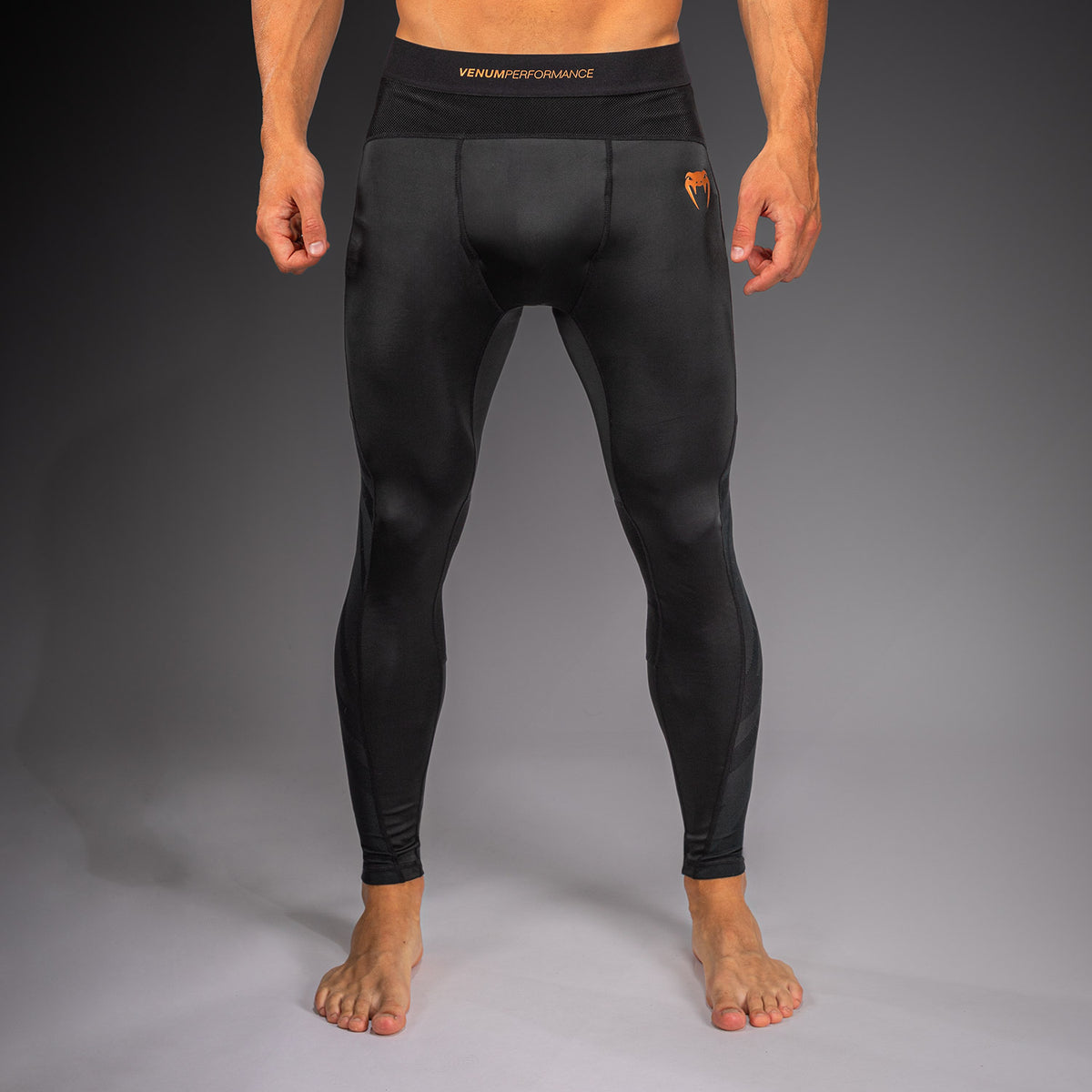 Venum G-Fit Revolution コンプレッションタイツ - ブラック/カッパー