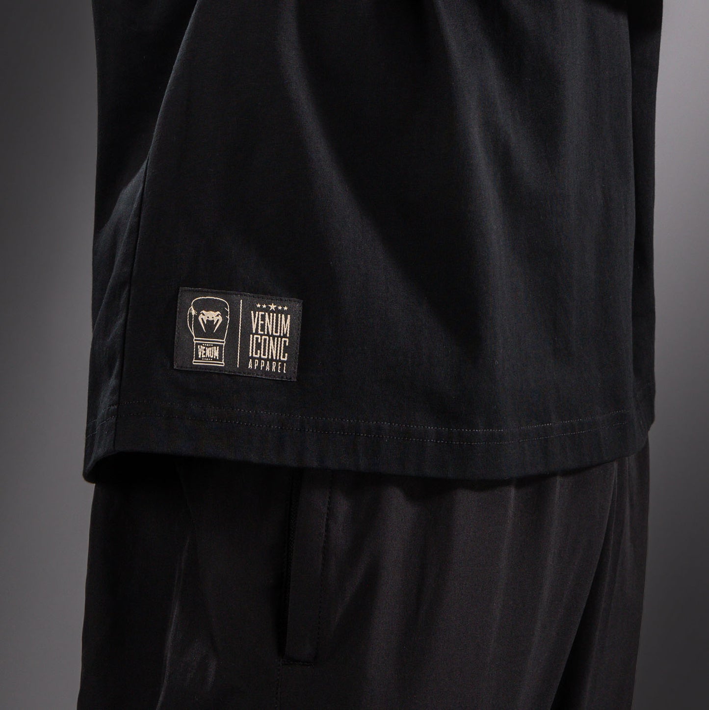 Venum Fight Icon コットンTシャツ - ブラック