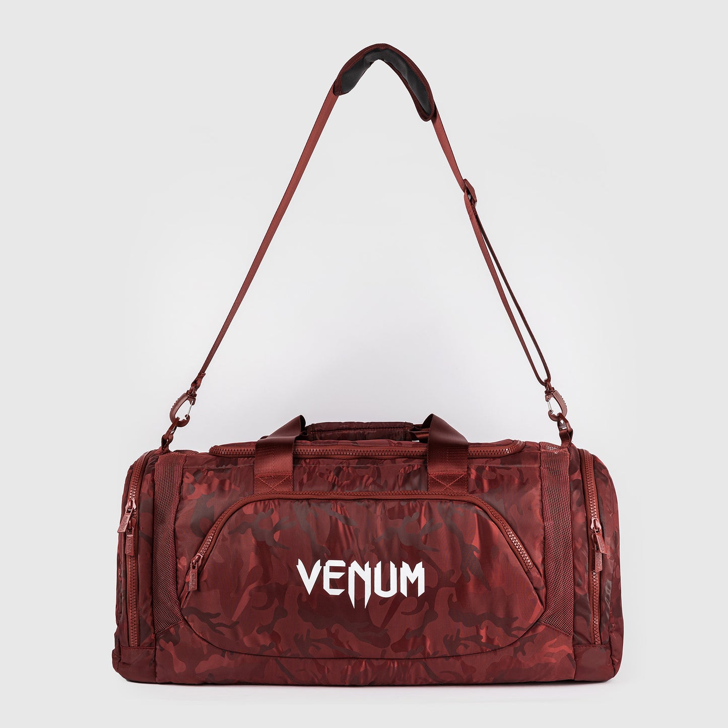 Venum Trainer Lite Sports Bag - カモフラージュ/バーガンディ