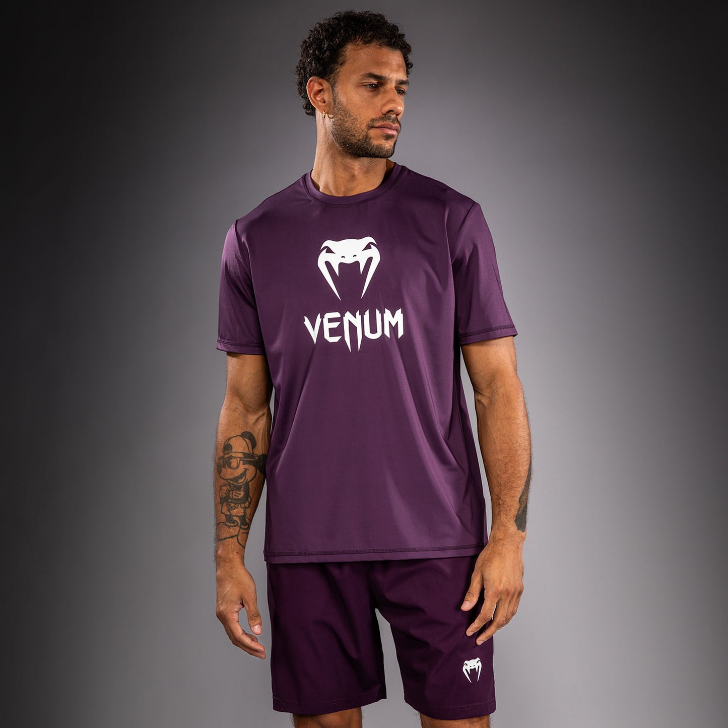 Venum Classic Dry Tech Tシャツ - ダークパープル