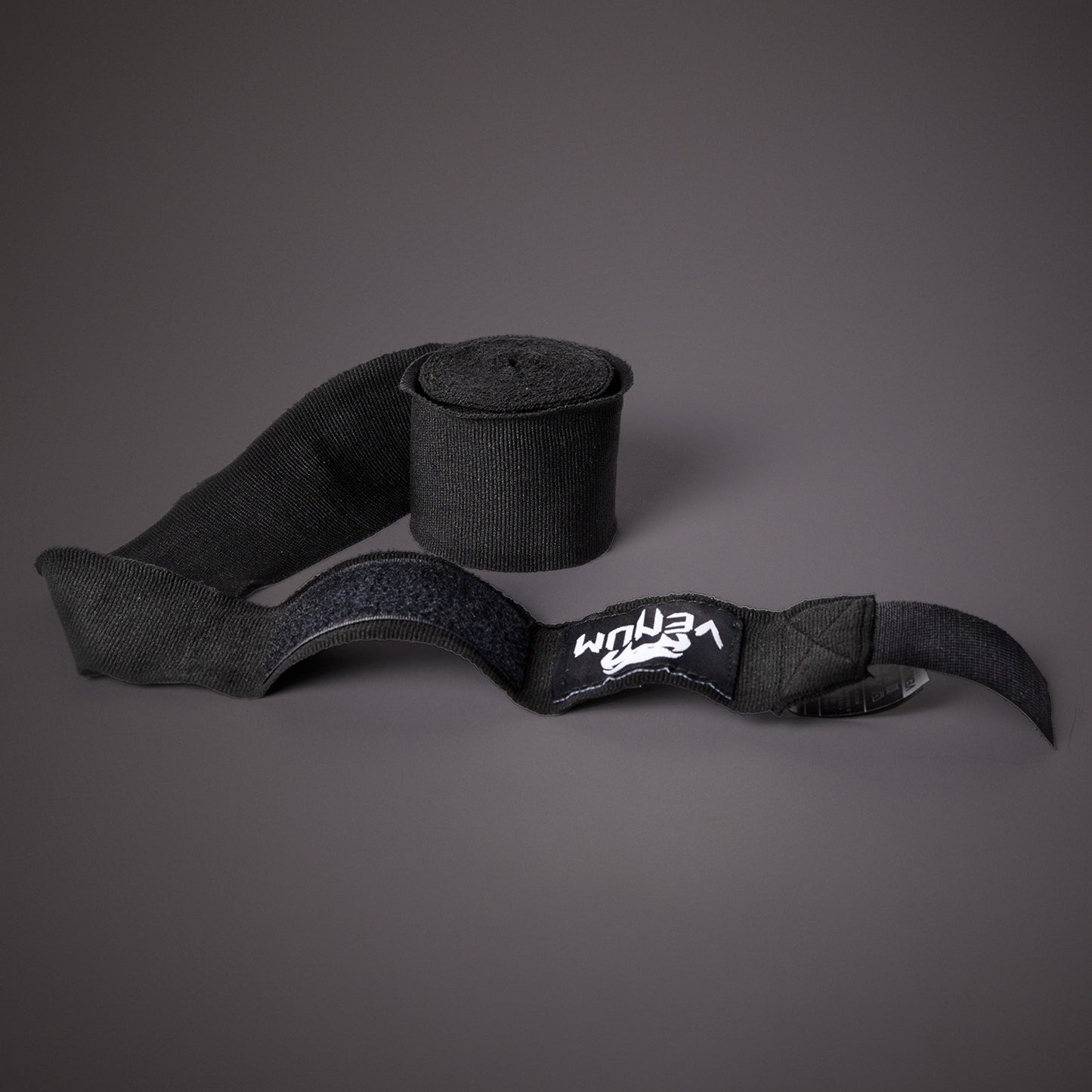 Venum Kontact Boxing ハンドラップ - ブラック - 4.5m (180 in)