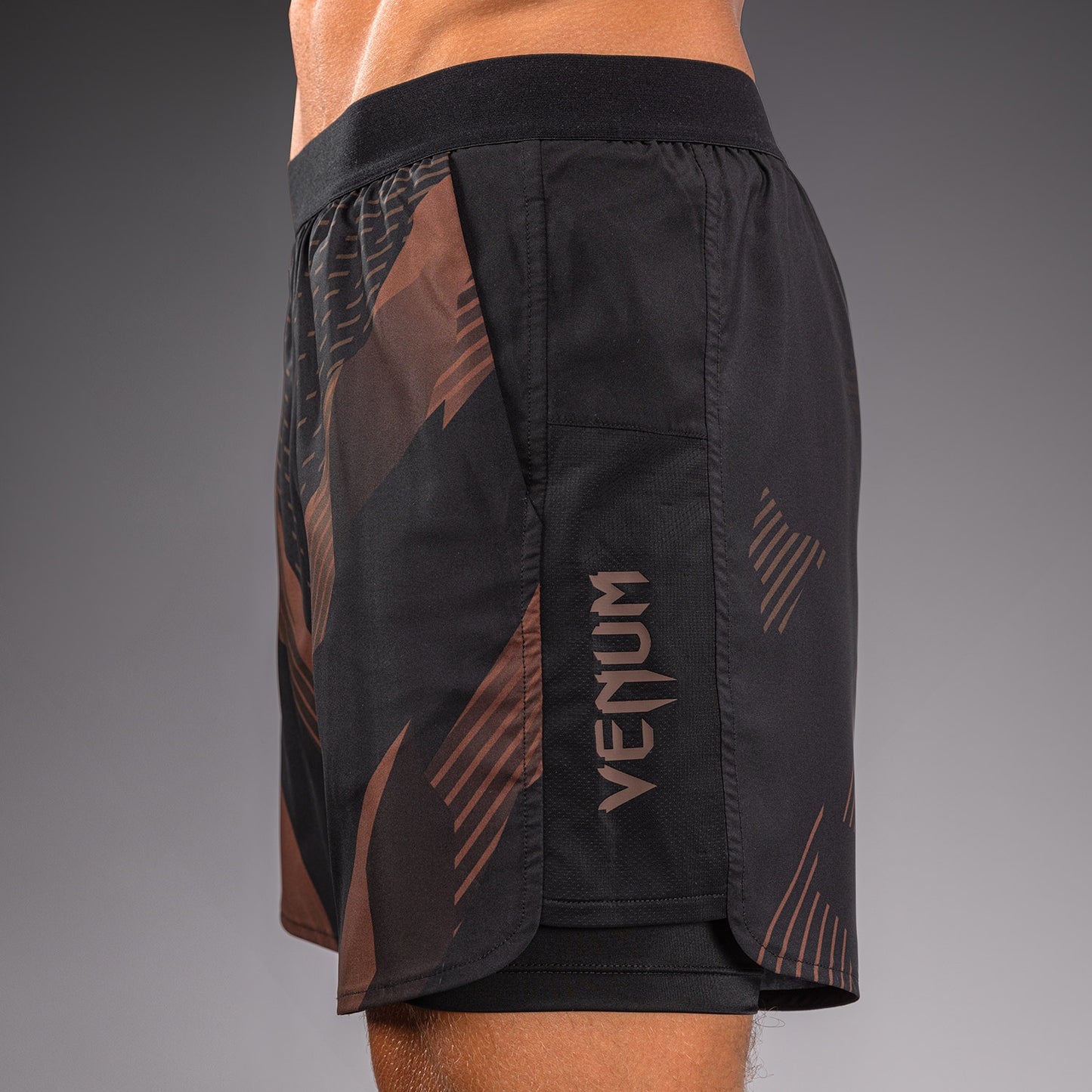 Venum No-Gi 6.0 トレーニングショーツ - ブラック/ブラウン