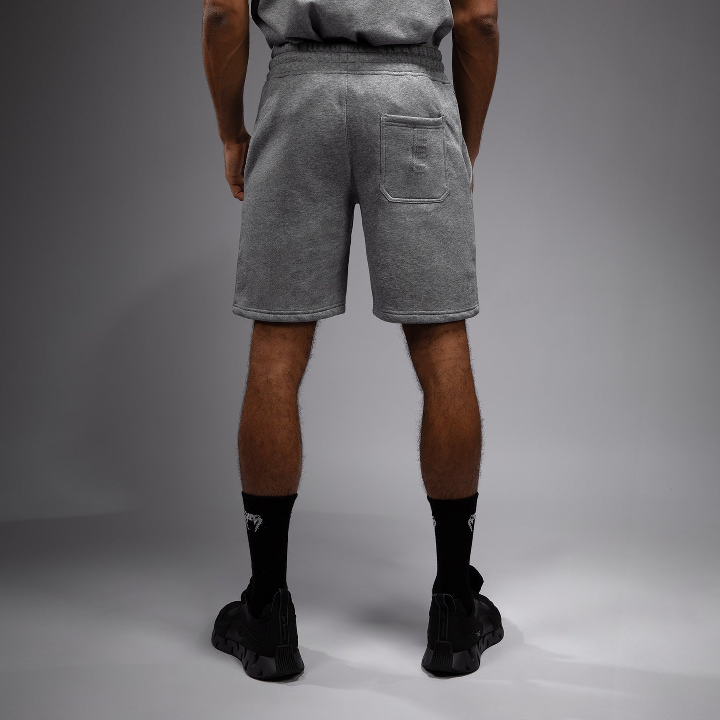 Venum Silent Power コットンショーツ - Cloudy Grey