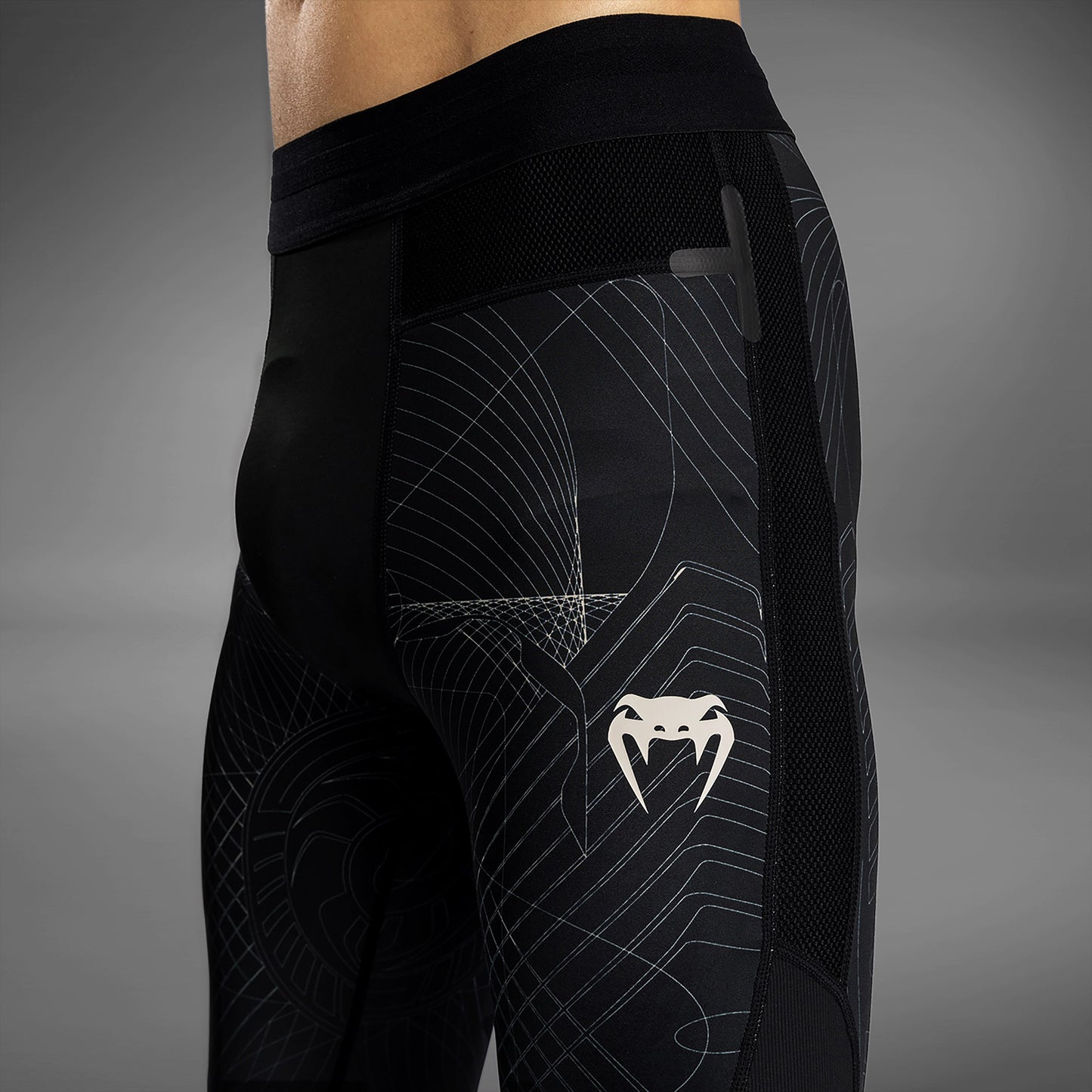 Venum G-Fit Air スパッツ メンズ - ディープブラック/デザートサンド