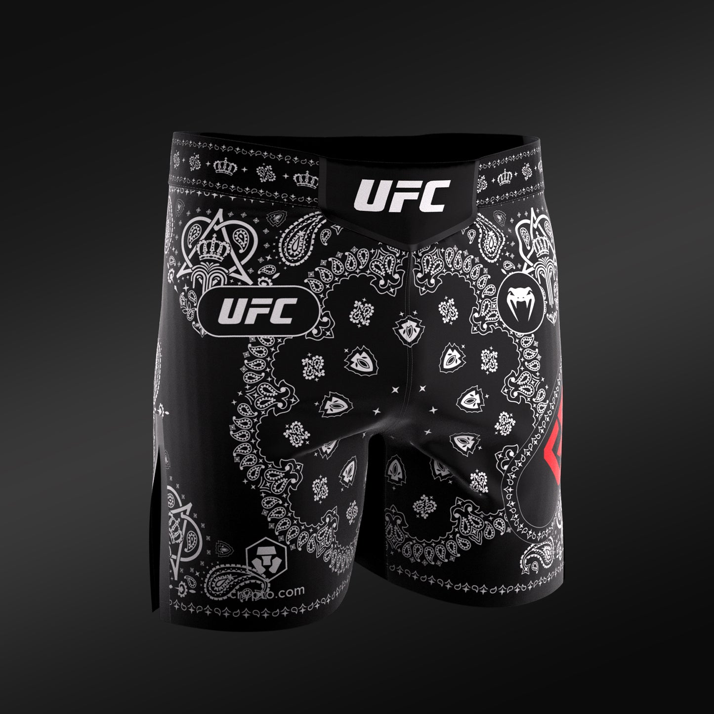 UFC Adrenaline Unrivaled by VENUM King Green メンズ ヴァレ・トゥード ショーツ - ブラック