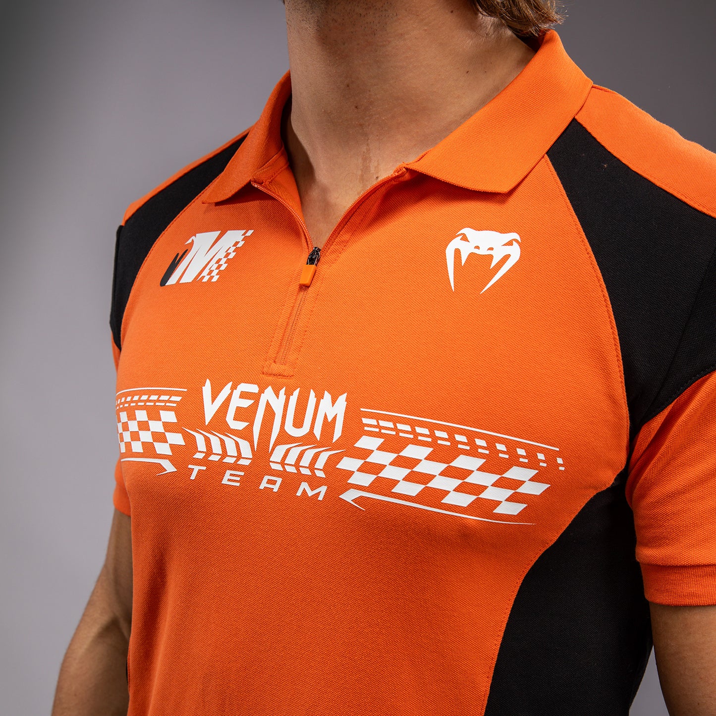 Venum Motorsport - タンジェリン コットンポロシャツ