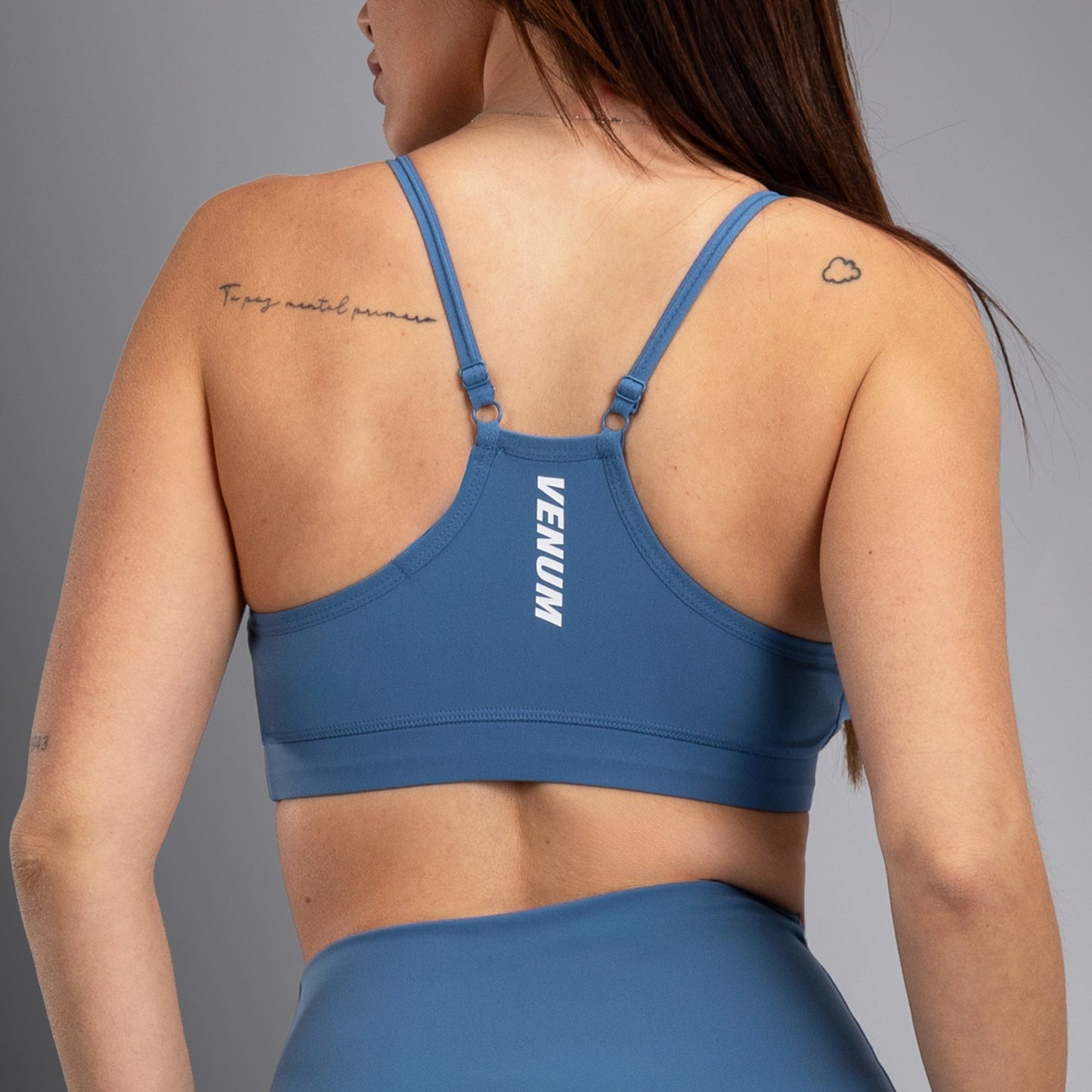 Venum Essential Women’s Low Impact スポーツブラ - ストームブルー