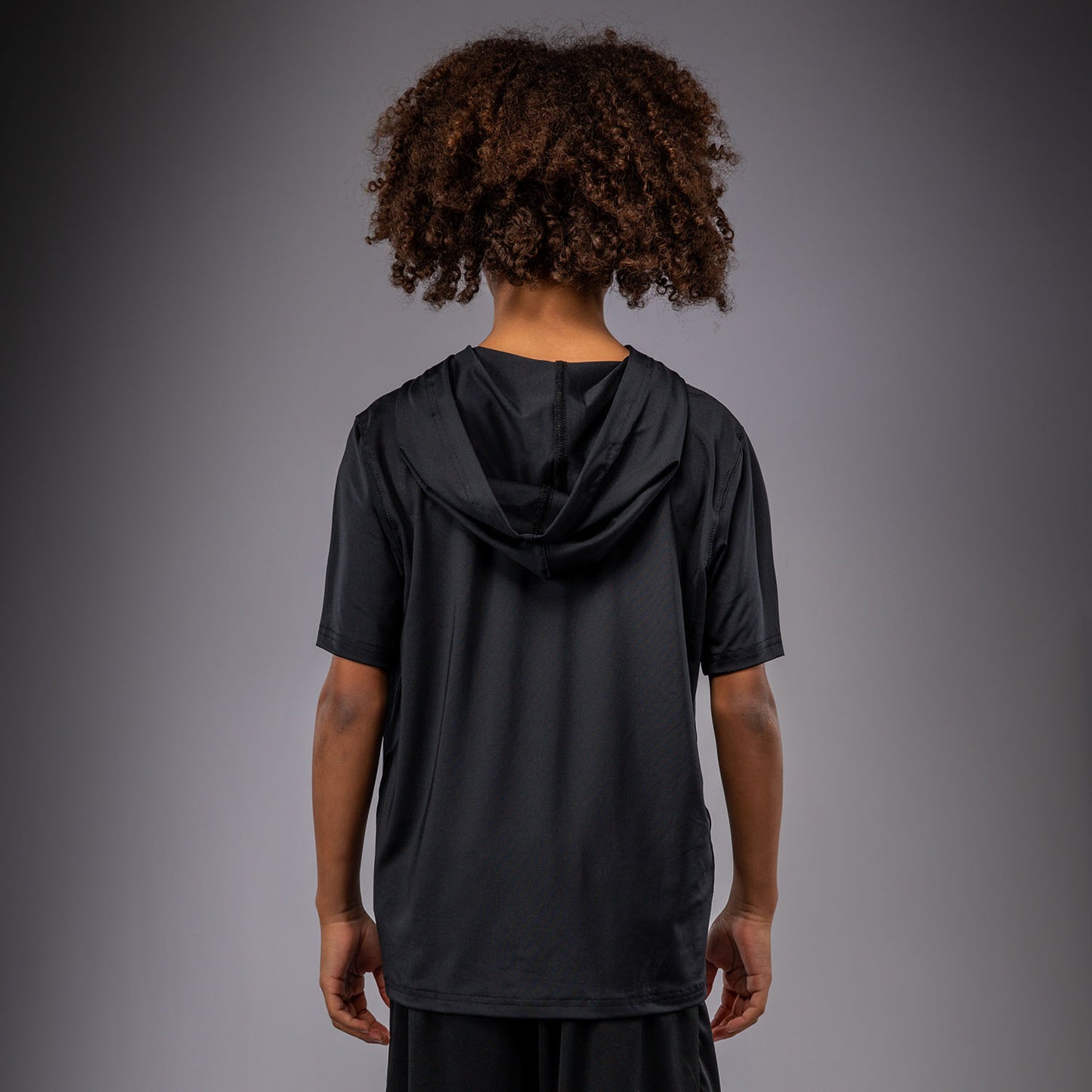 Venum Elite キッズ 半袖ドライテックパーカー - ブラック