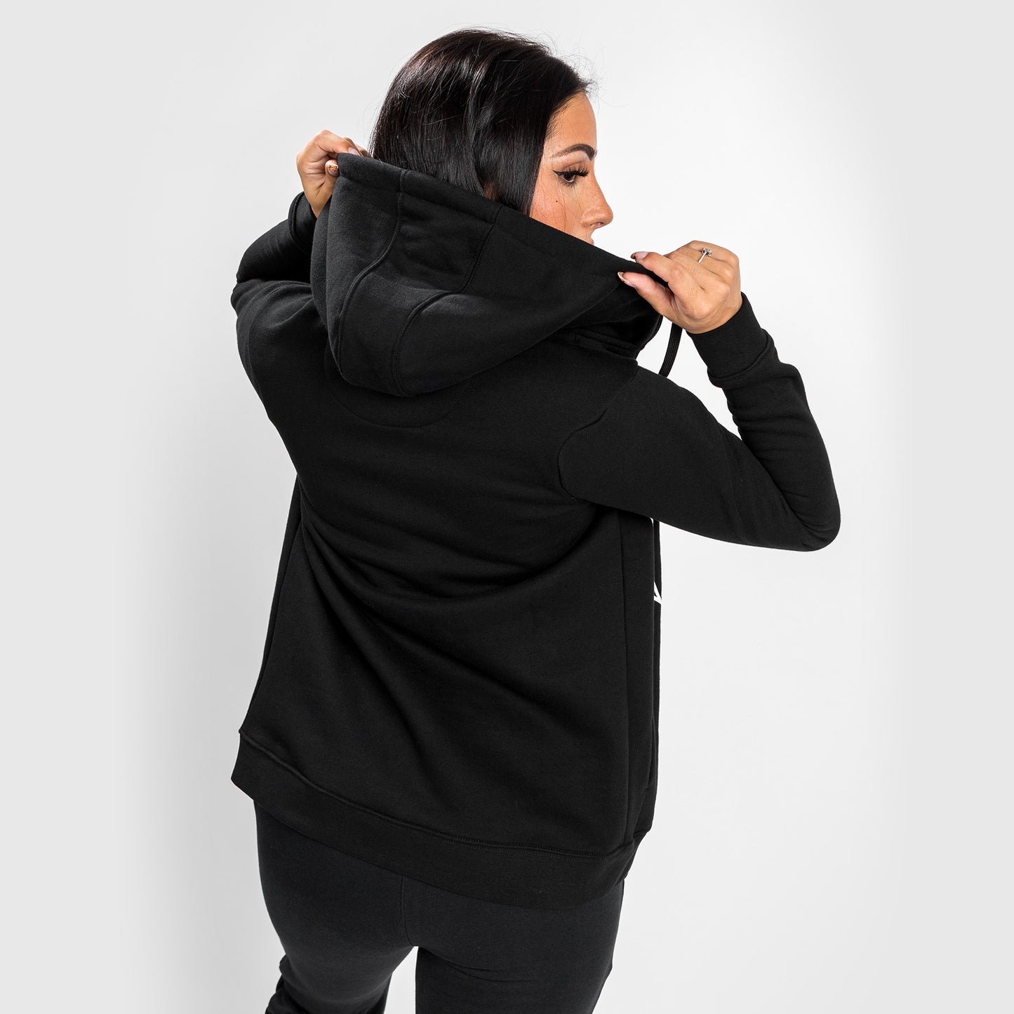 UFC Venum Fight Night 2.0 Replica Women's Full Zip Hoodie - Black