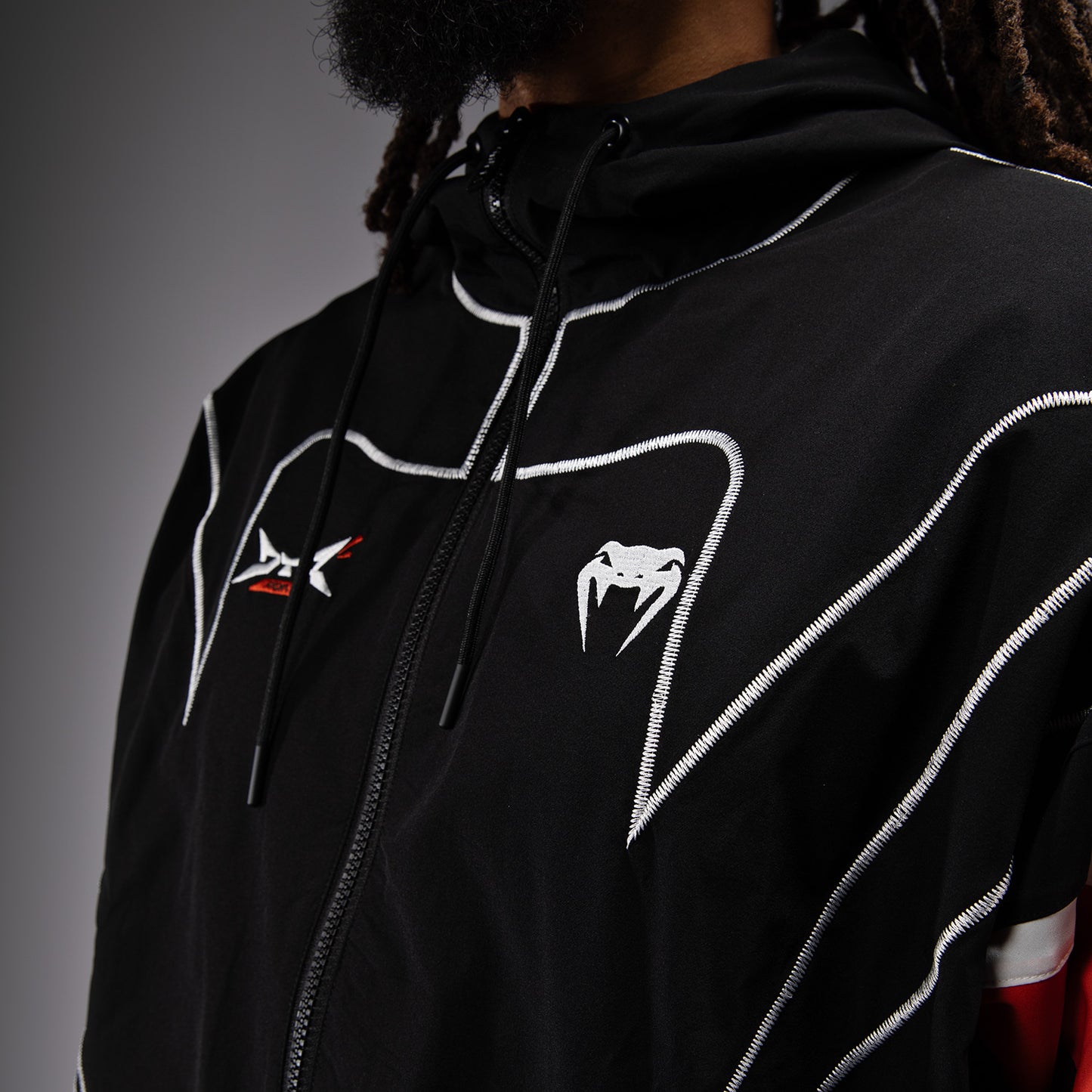 Venum x DTR Fight Attack 90 トラックスーツジャケット - ブラック/オレンジ