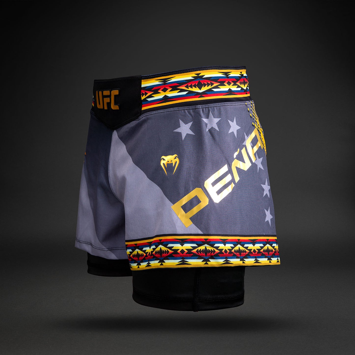 UFC Unrivaled by Venum Julianna Peña レディースショートフィットファイトショート - ブラック